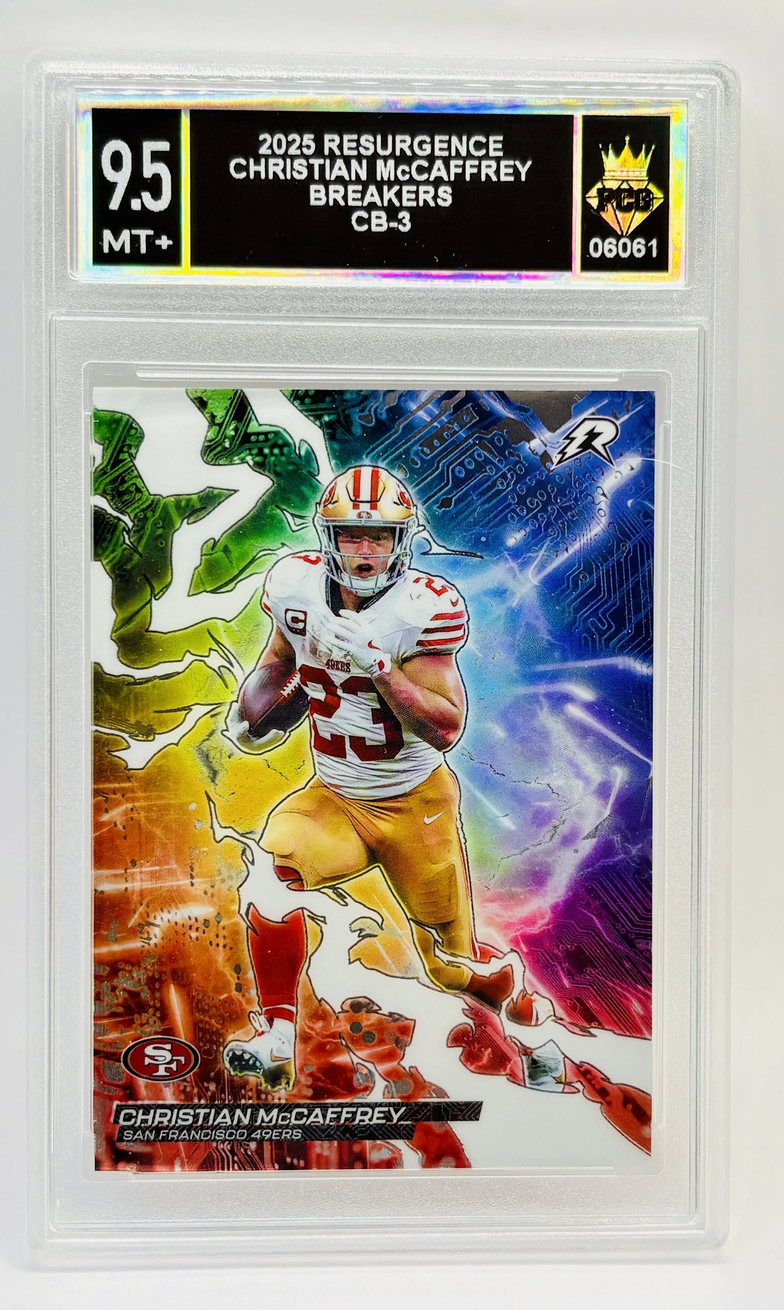 #06061 2025 CHRISTIAN MCCAFFERY 9.5 MT+