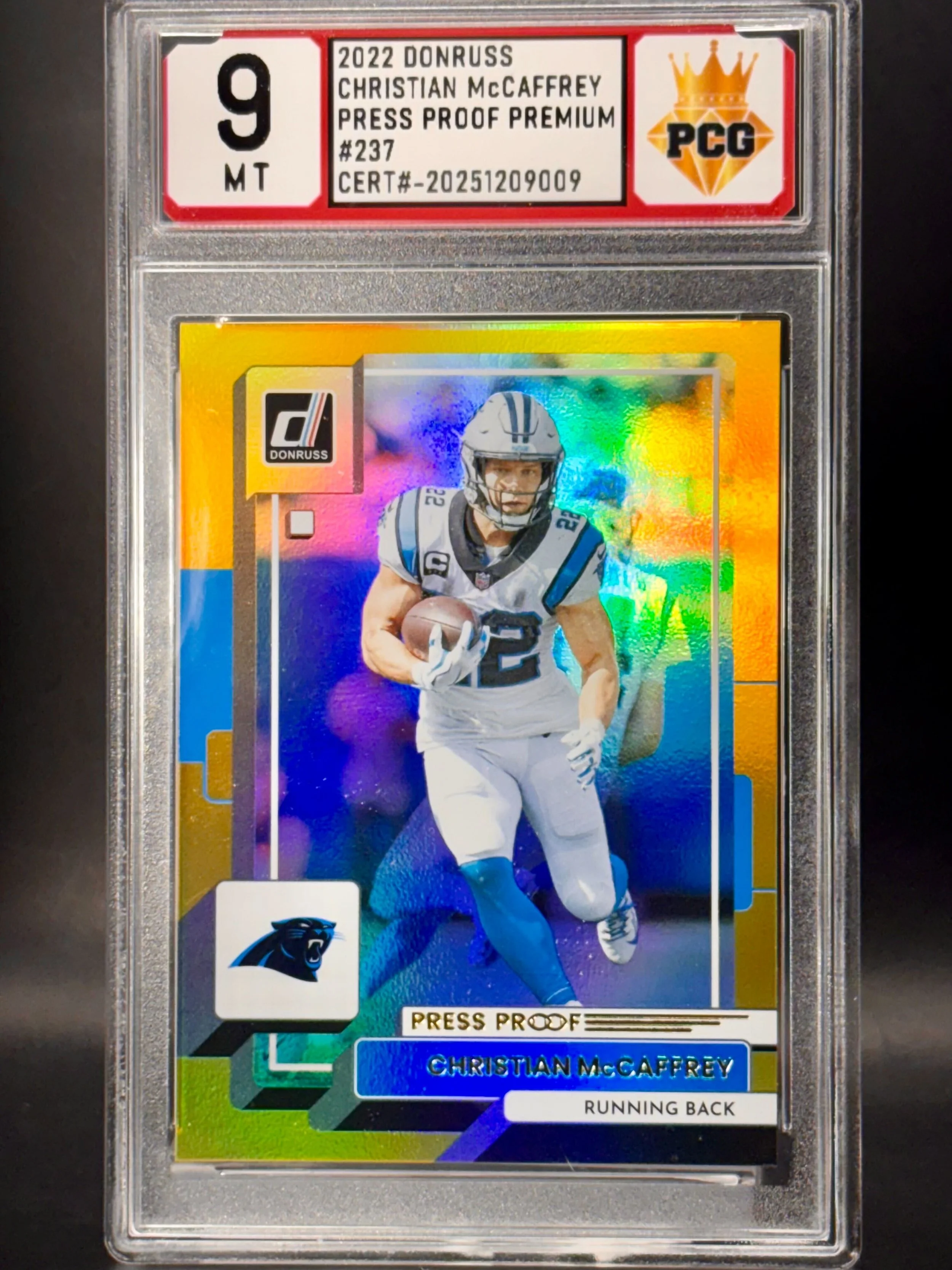 #20251209009 Christian McCaffrey 9 MT