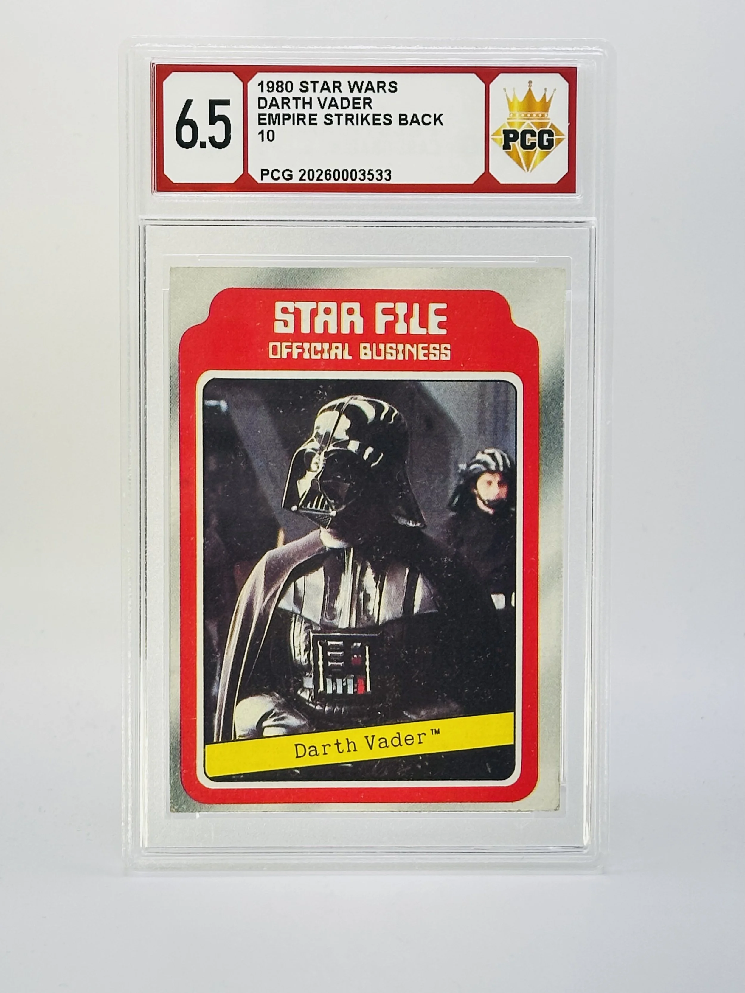#20260003533 1980 DARTH VADER 6.5
