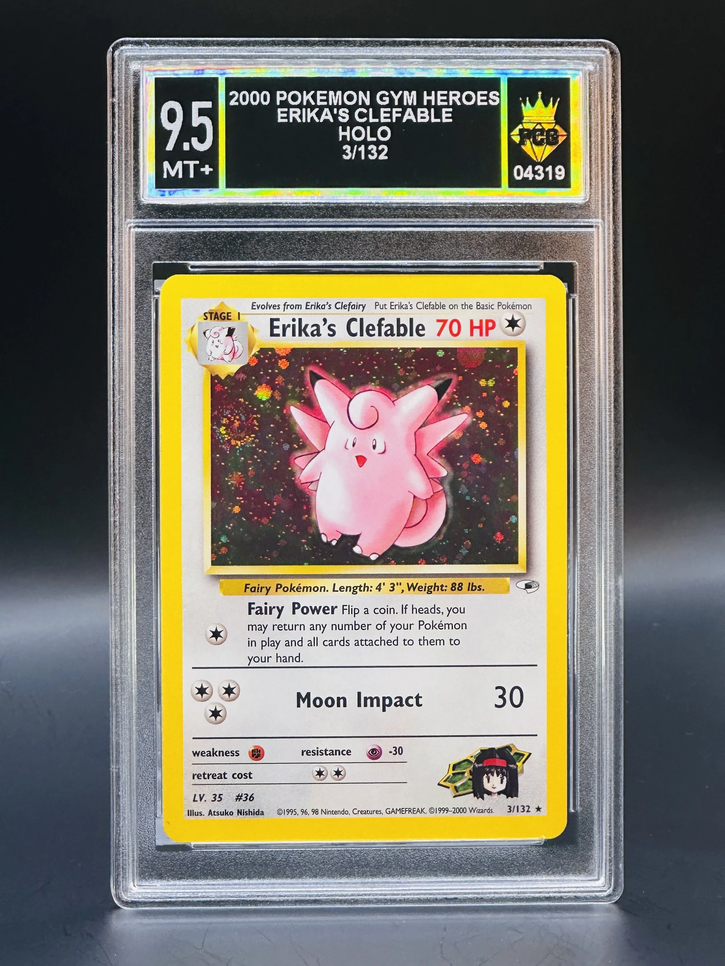 #04319 2000 ERIKA'S CLEFABLE 9.5 MT+