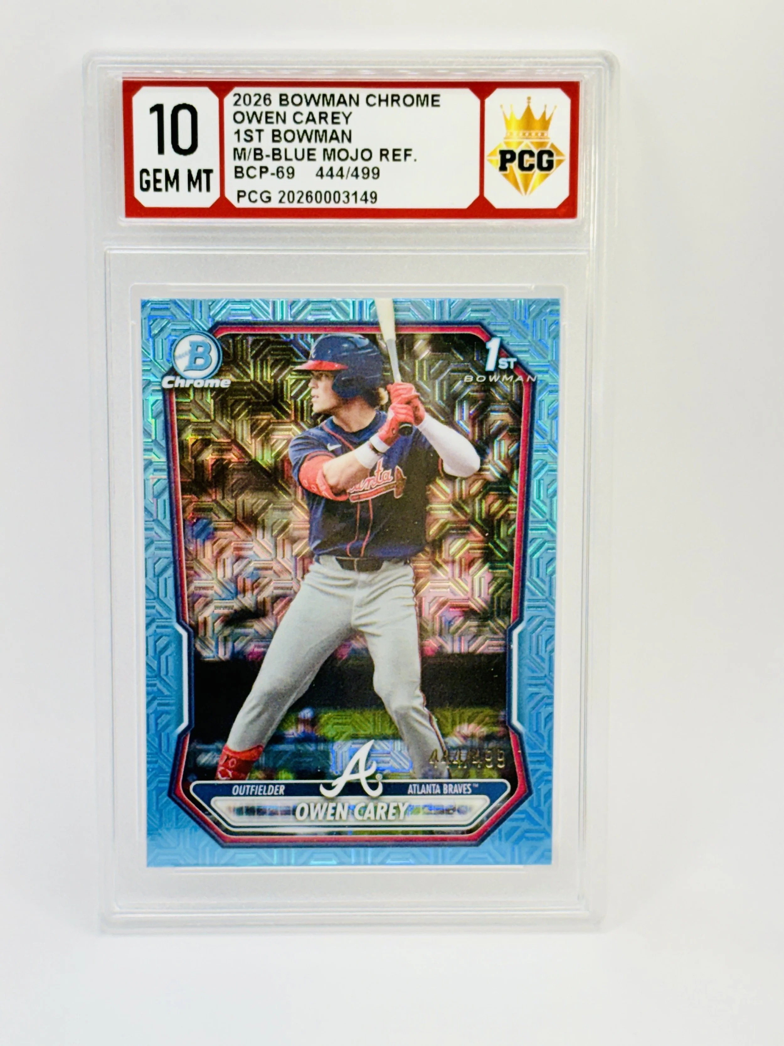 #20260003149 2026 OWEN CAREY 10 GEM MT