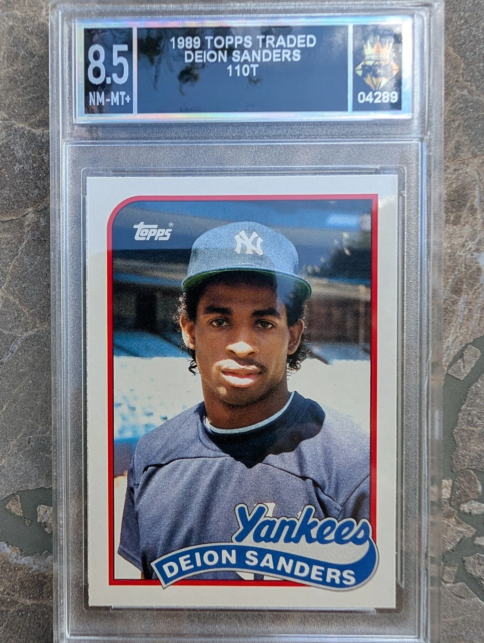 #04289 1989 DEION SANDERS 8.5 NM-MT+