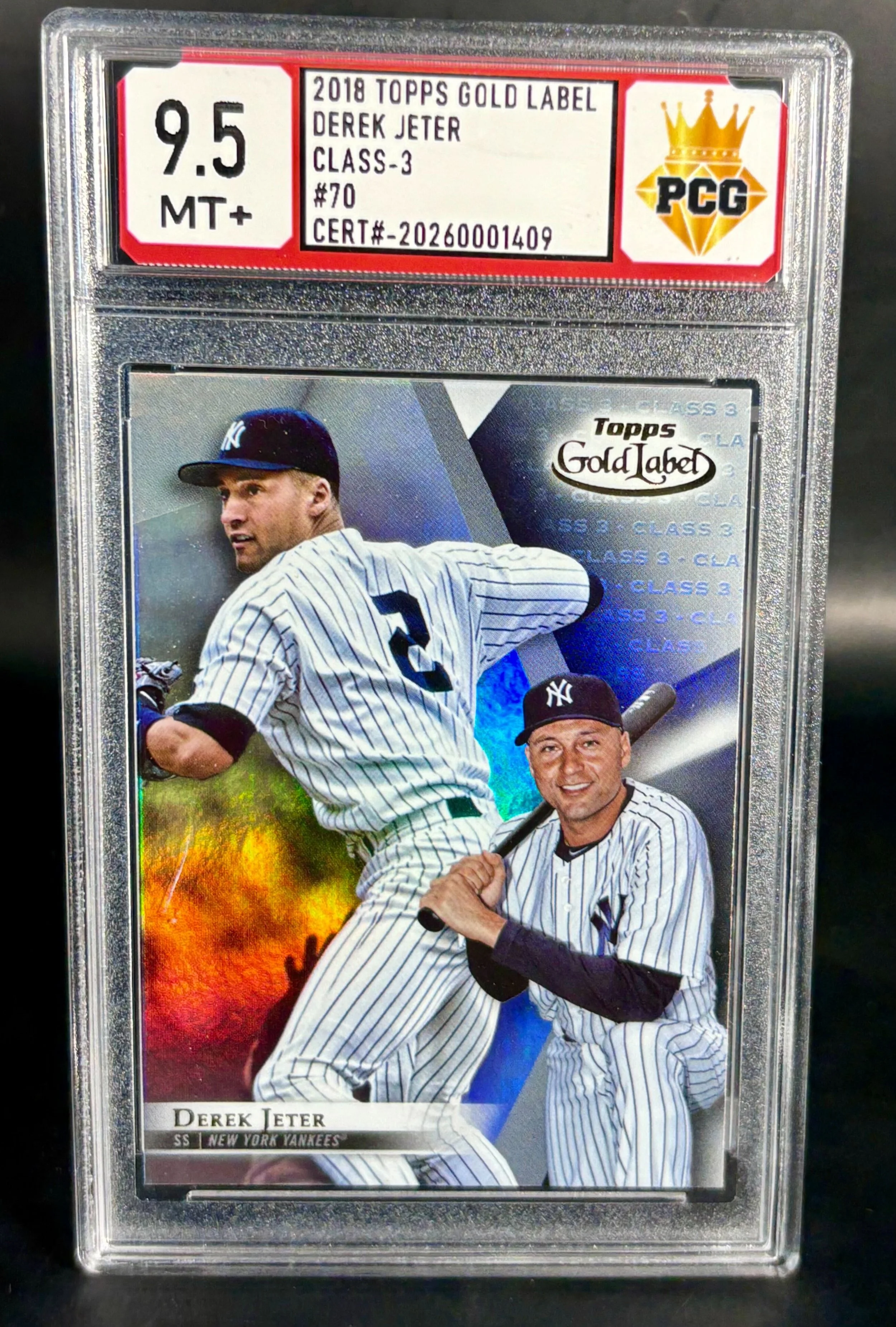 #20260001409 2018 DEREK JETER 9.5 MT+
