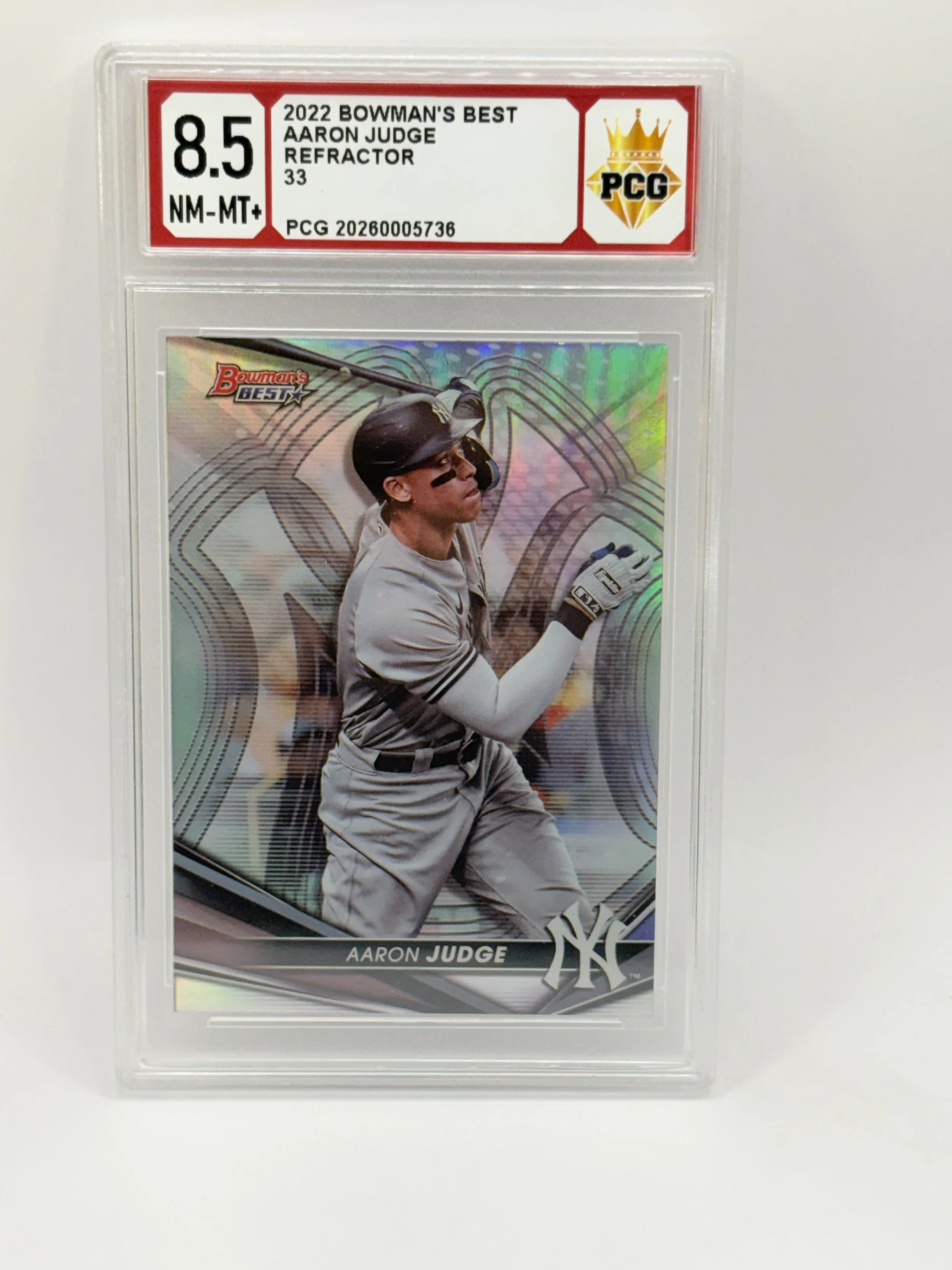 #20260005736 2022 AARON JUDGE 8.5 NM-MT+