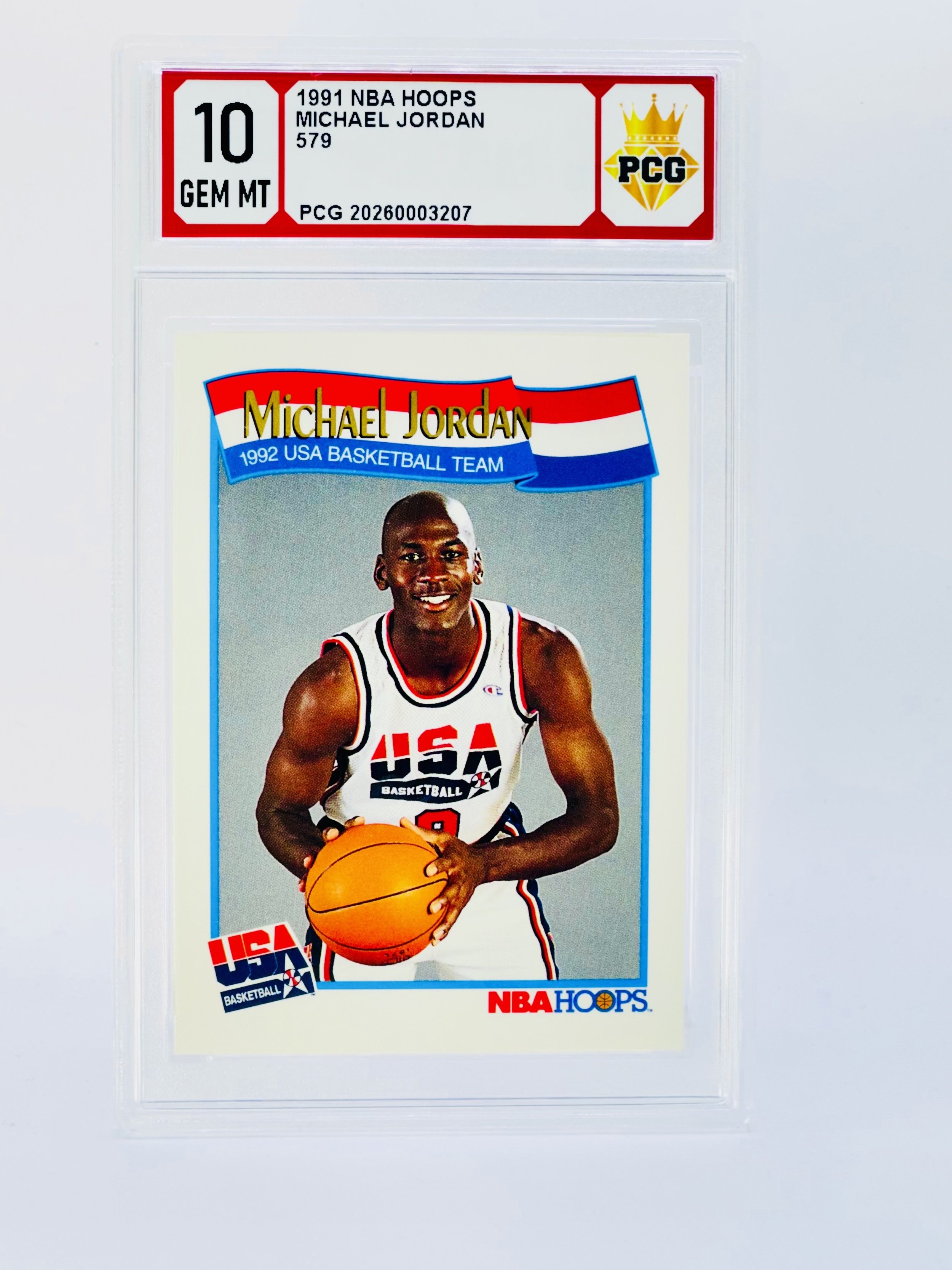 #20260003207 1991 MICHAEL JORDAN 10 GEM MT