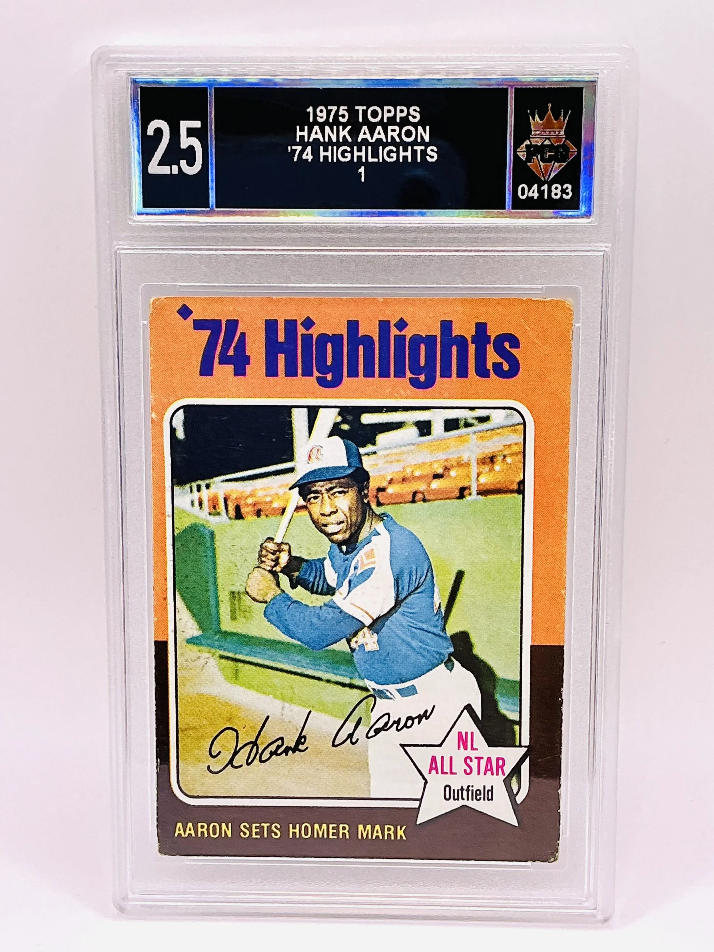 #04183 1975 HANK AARON 2.5