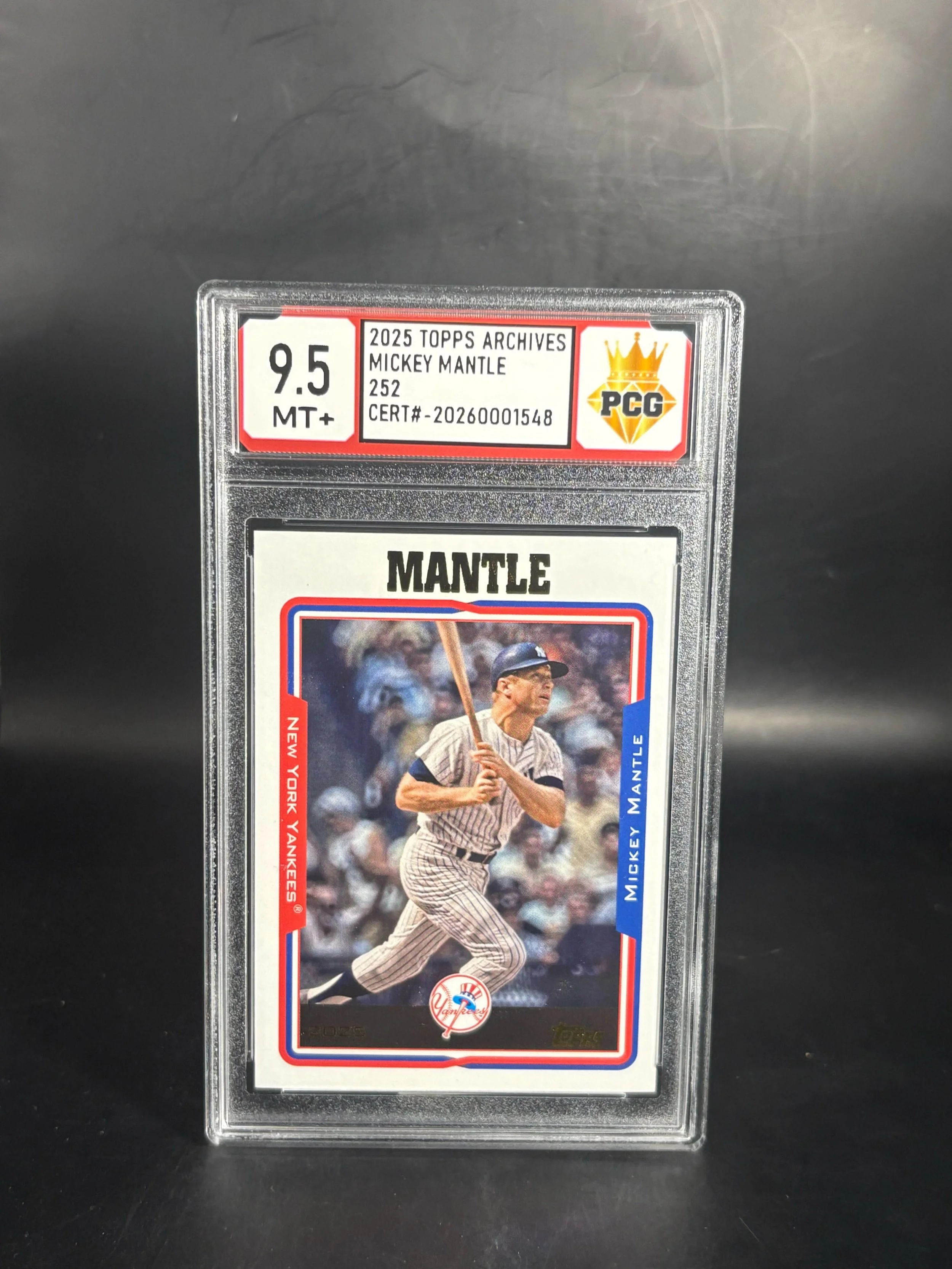 #20260001548 2025 MICKEY MANTLE 9.5 MT+