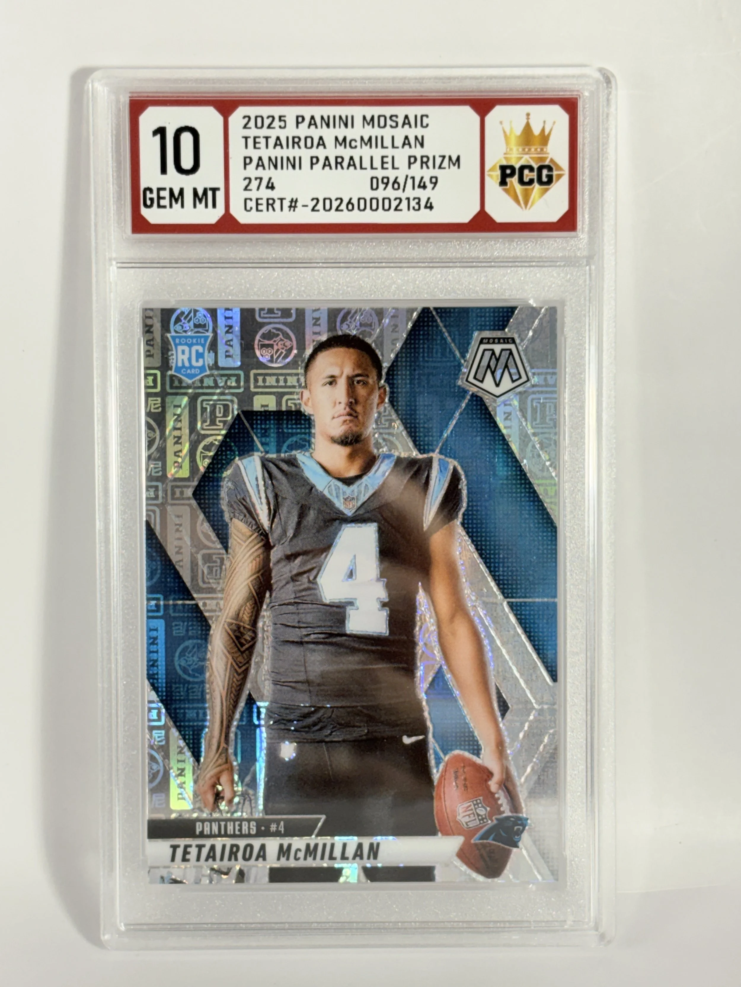 #20260002134 2025 TETAIROA MCMILLAN 10 GEM MT