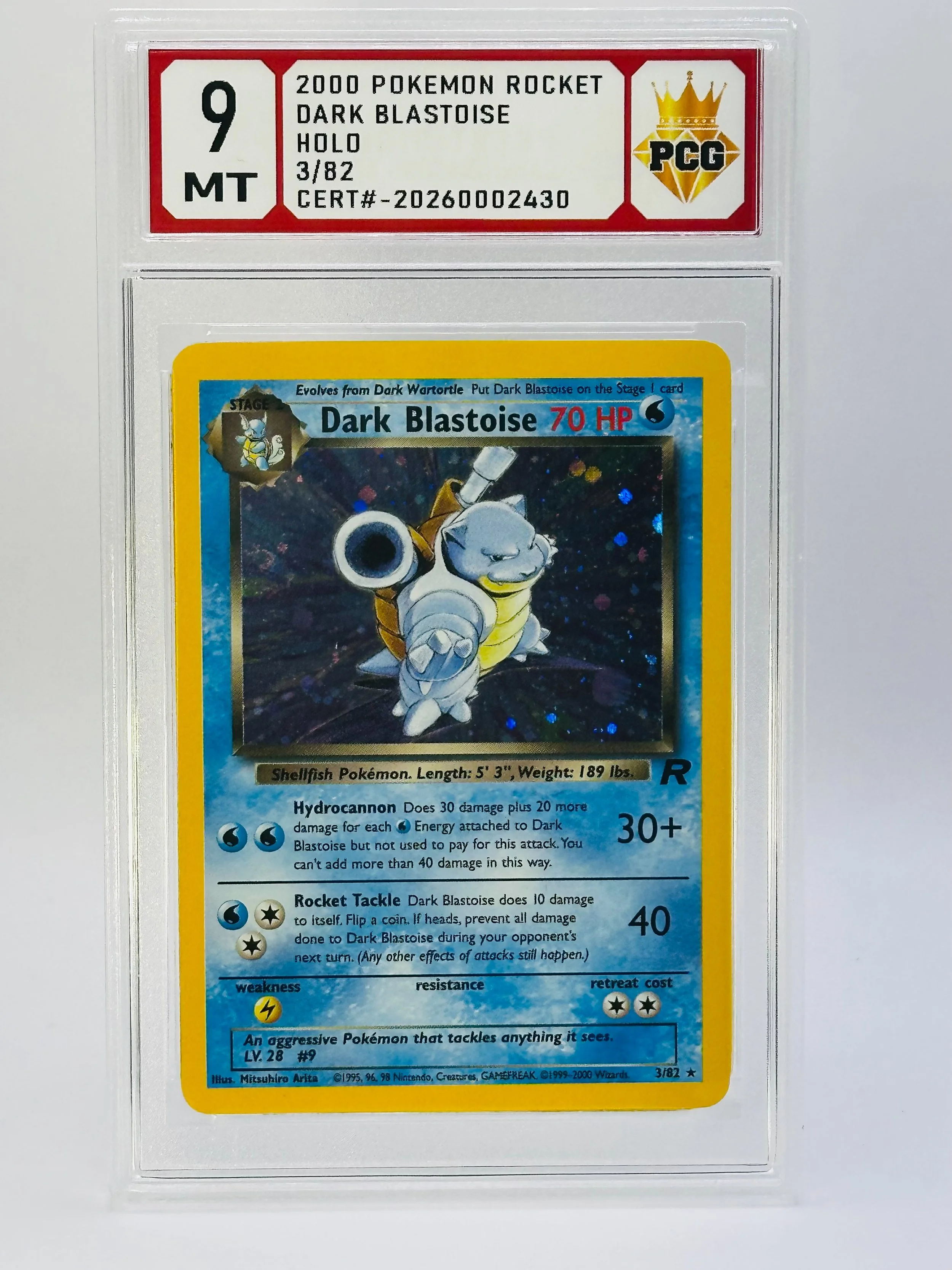 #20260002430 1999 BLASTOISE 9 MT