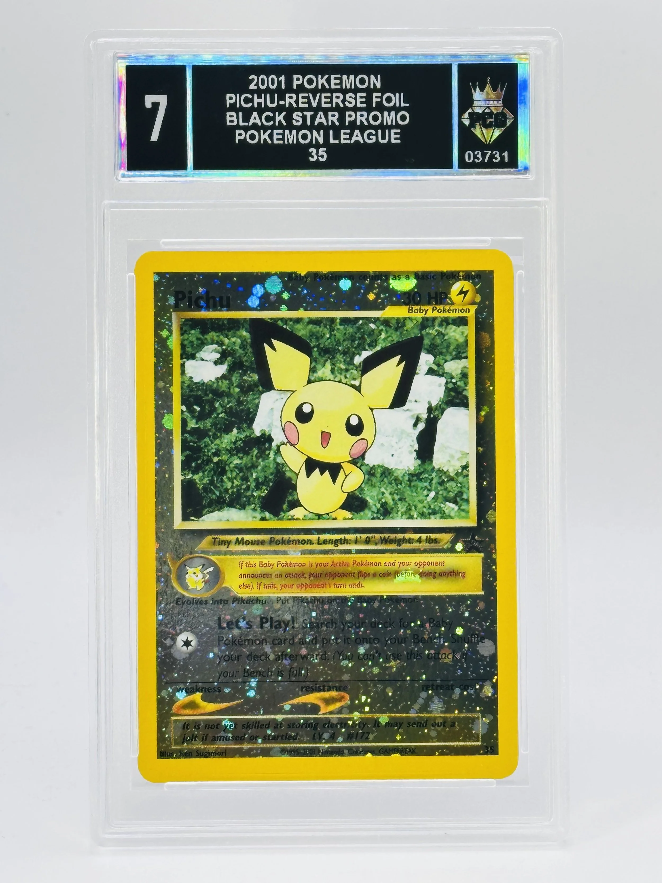#20260003731 2001 PICHU-REVERSE FOIL 7