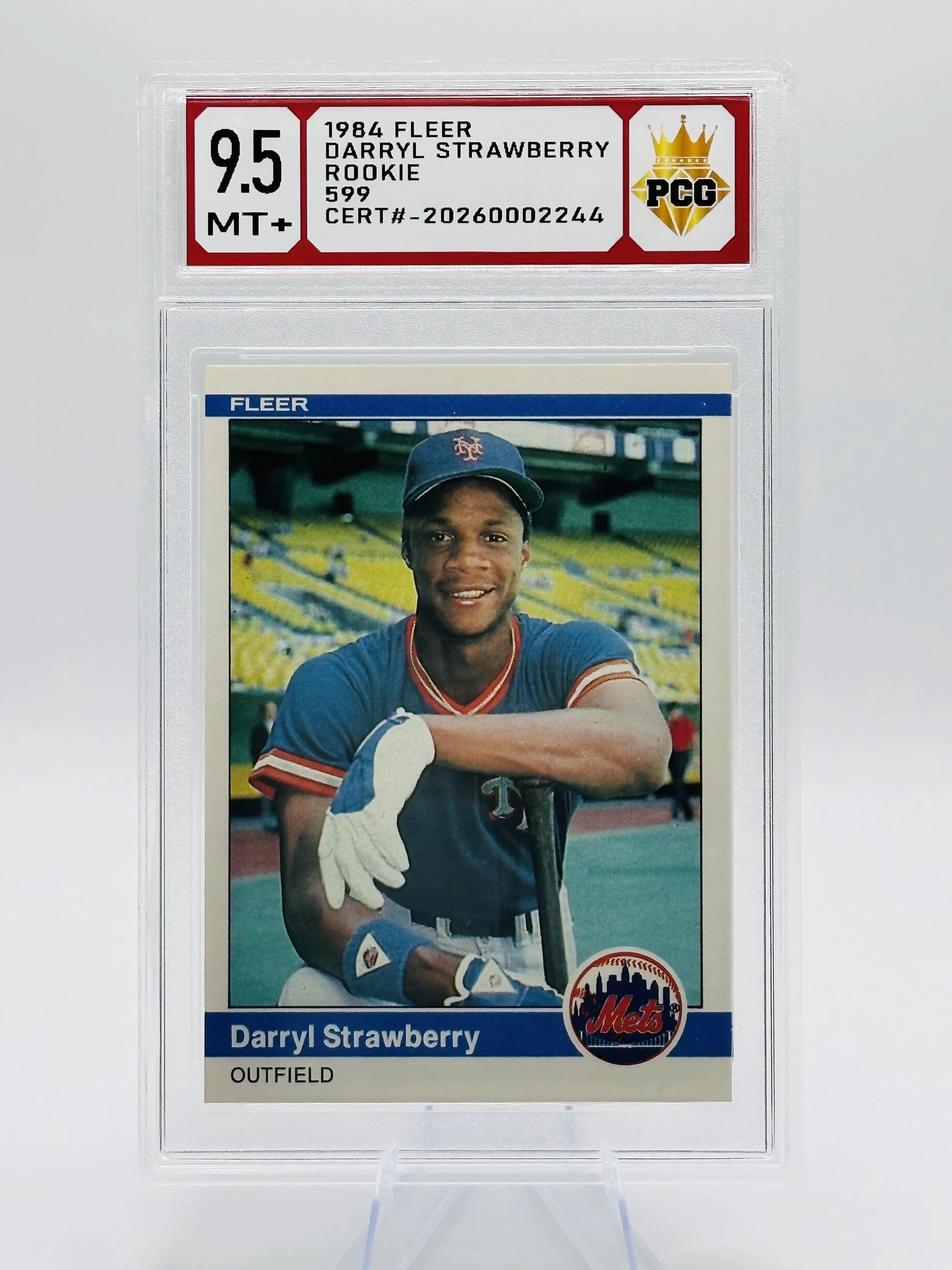 #20260002244 1984 DARRYL STRAWBERRY 9.5 MT+