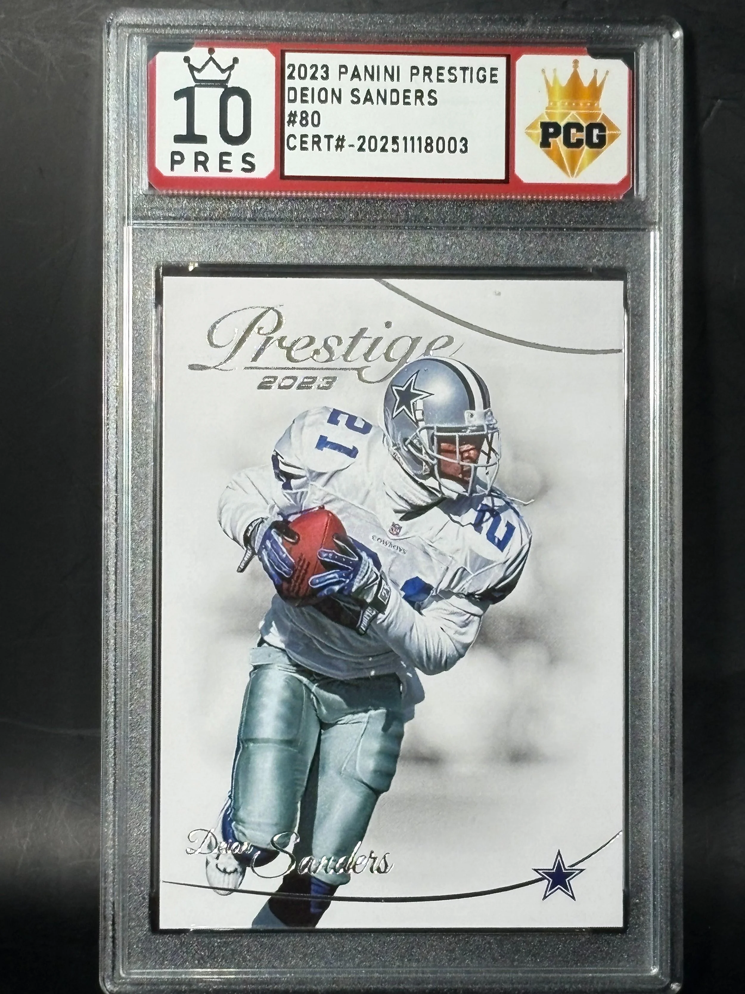 #20251118003 Deion Sanders 10 Prestigious (Highest Grade)