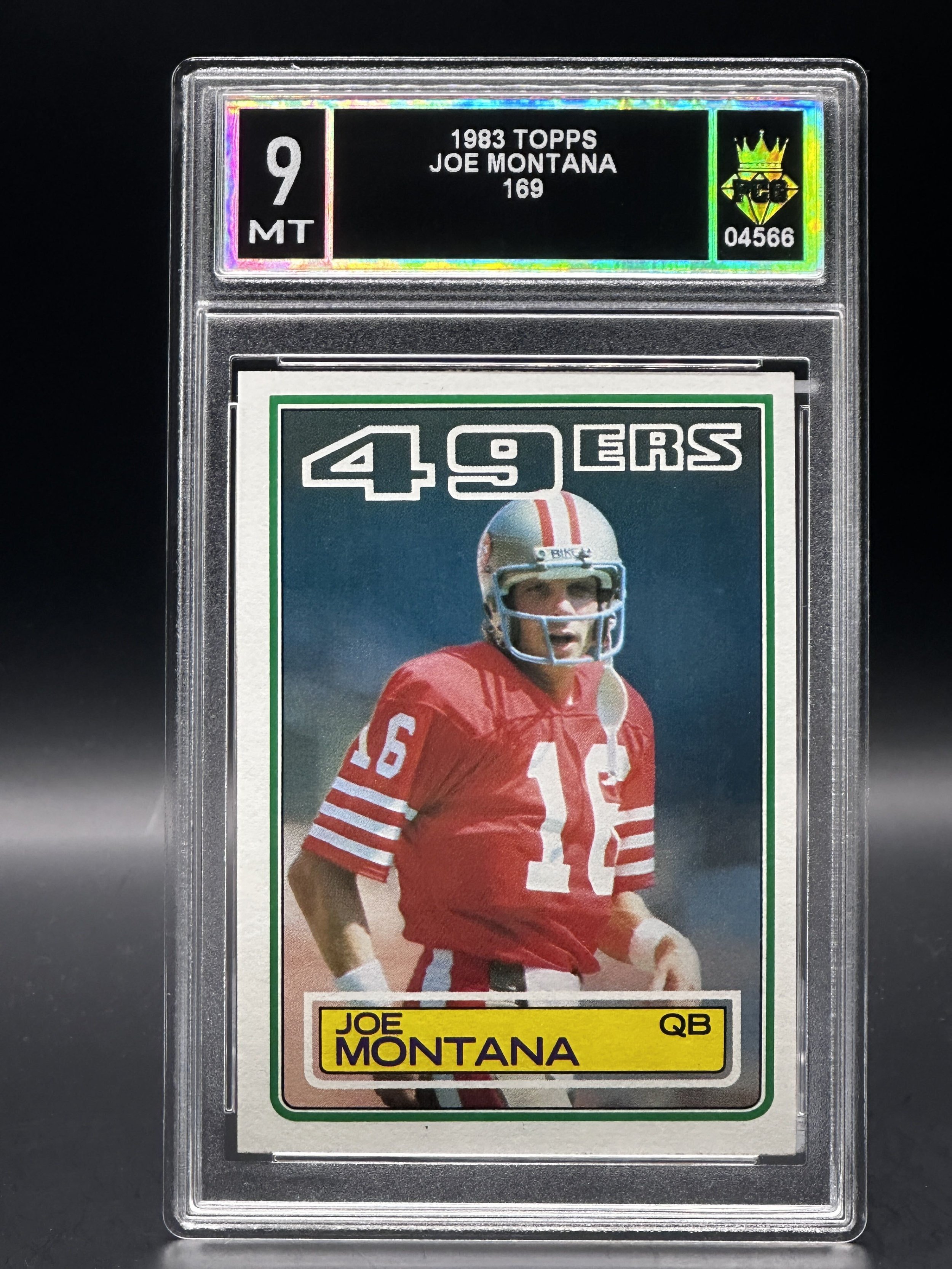 #04566 1983 JOE MONTANA 9 MT