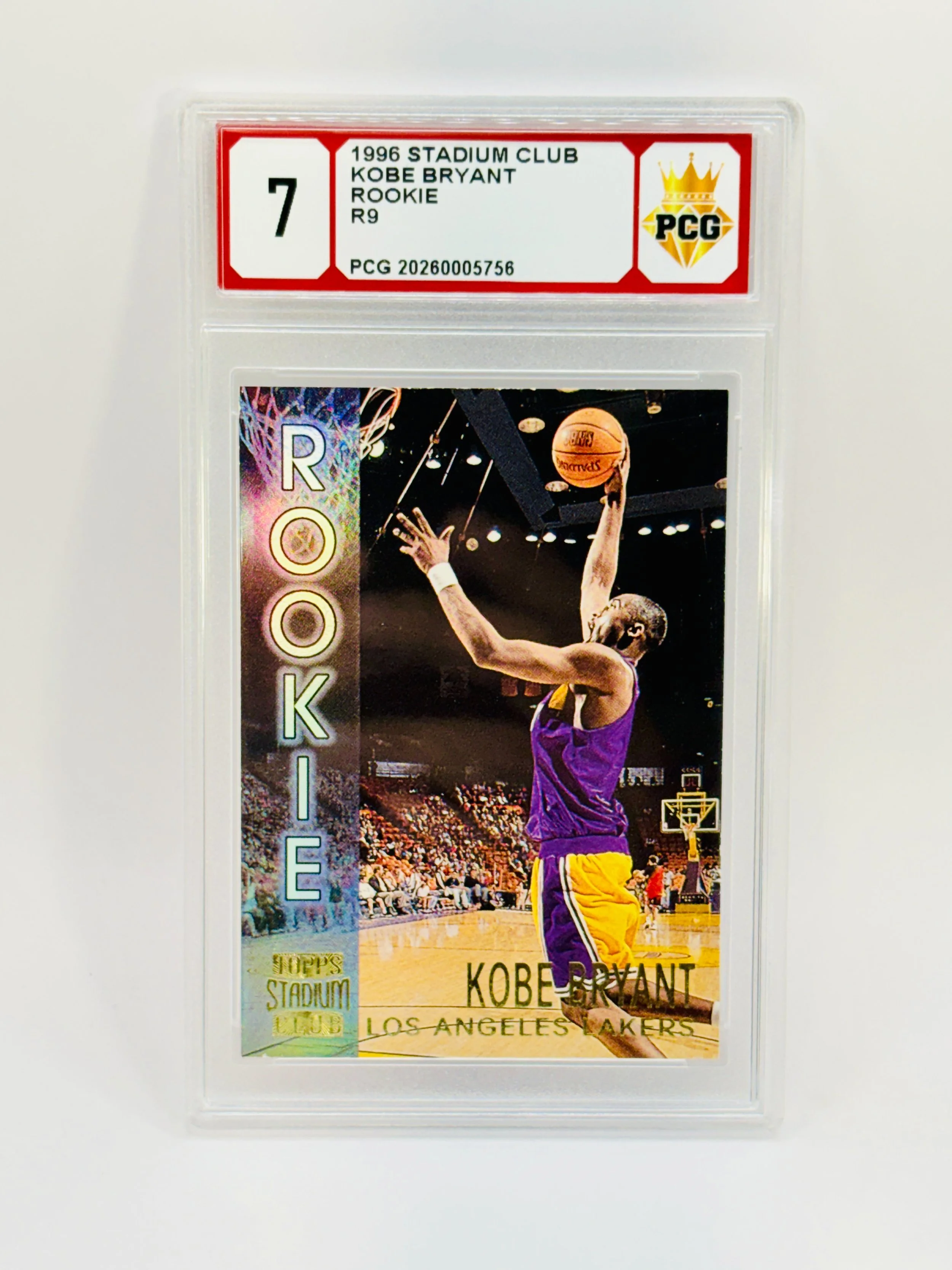 #20260005756 1996 KOBE BRYANT ROOKIE 7