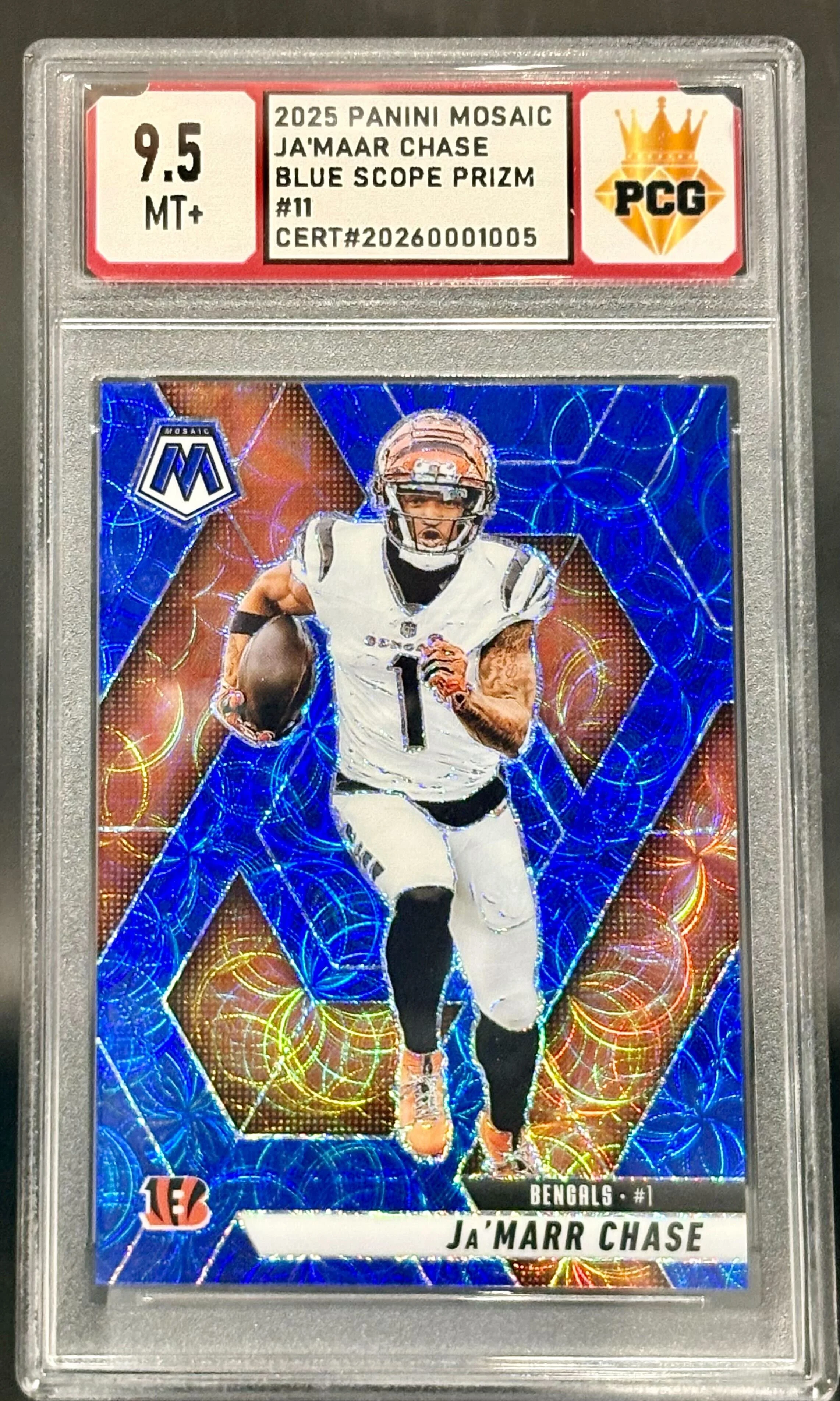 #20260001005 2025 JAMAAR CHASE 9.5 MT+