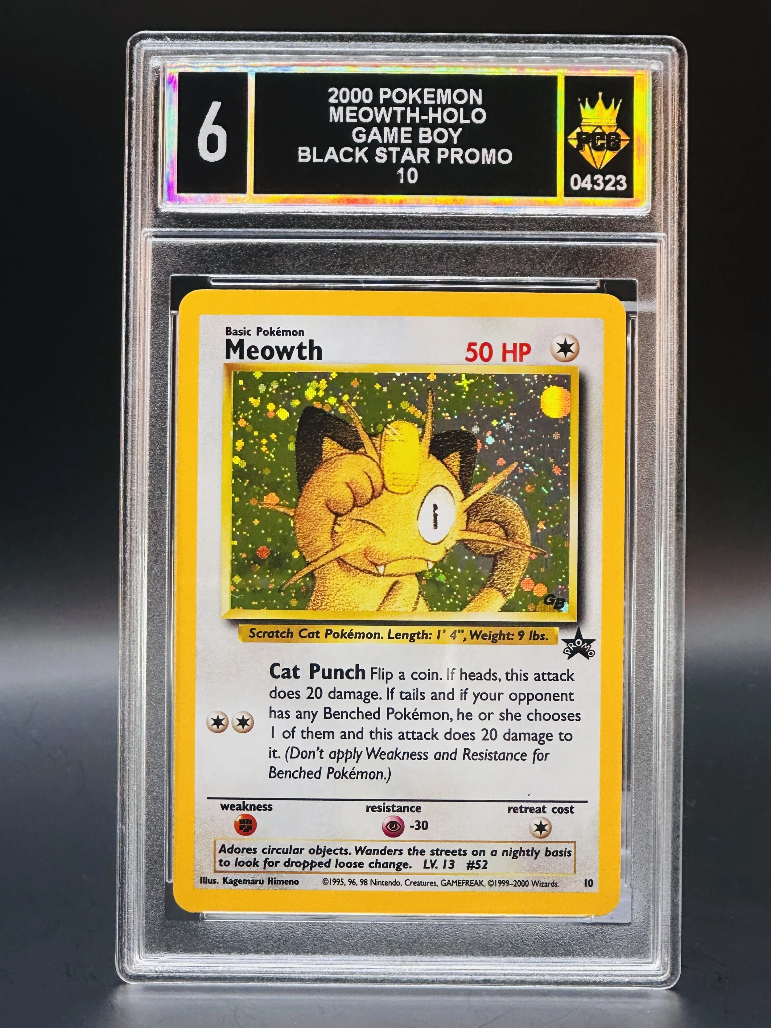 #04323 2000 MEOWTH-HOLO 6