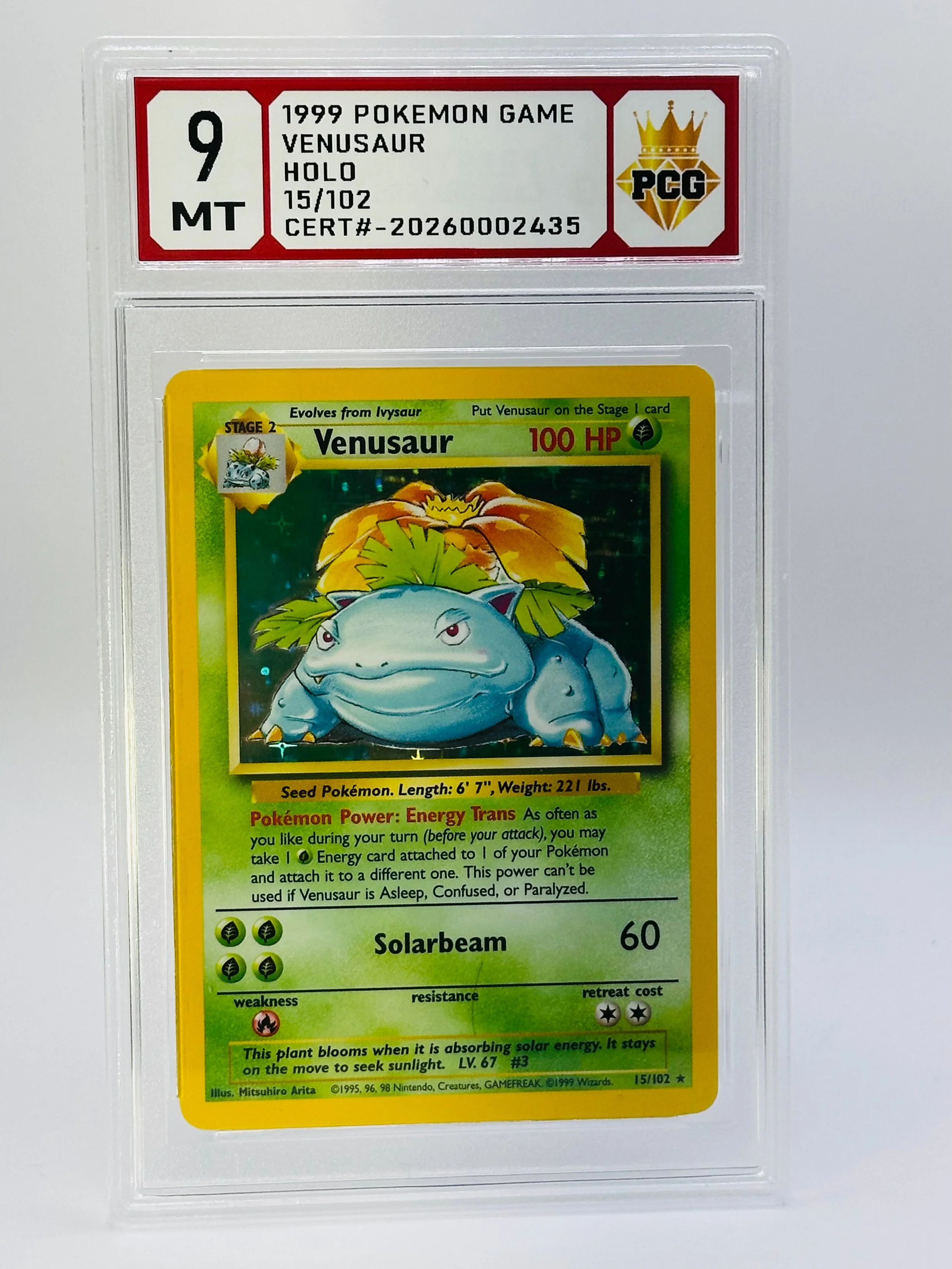#20260002435 1999 VENUSAUR 9