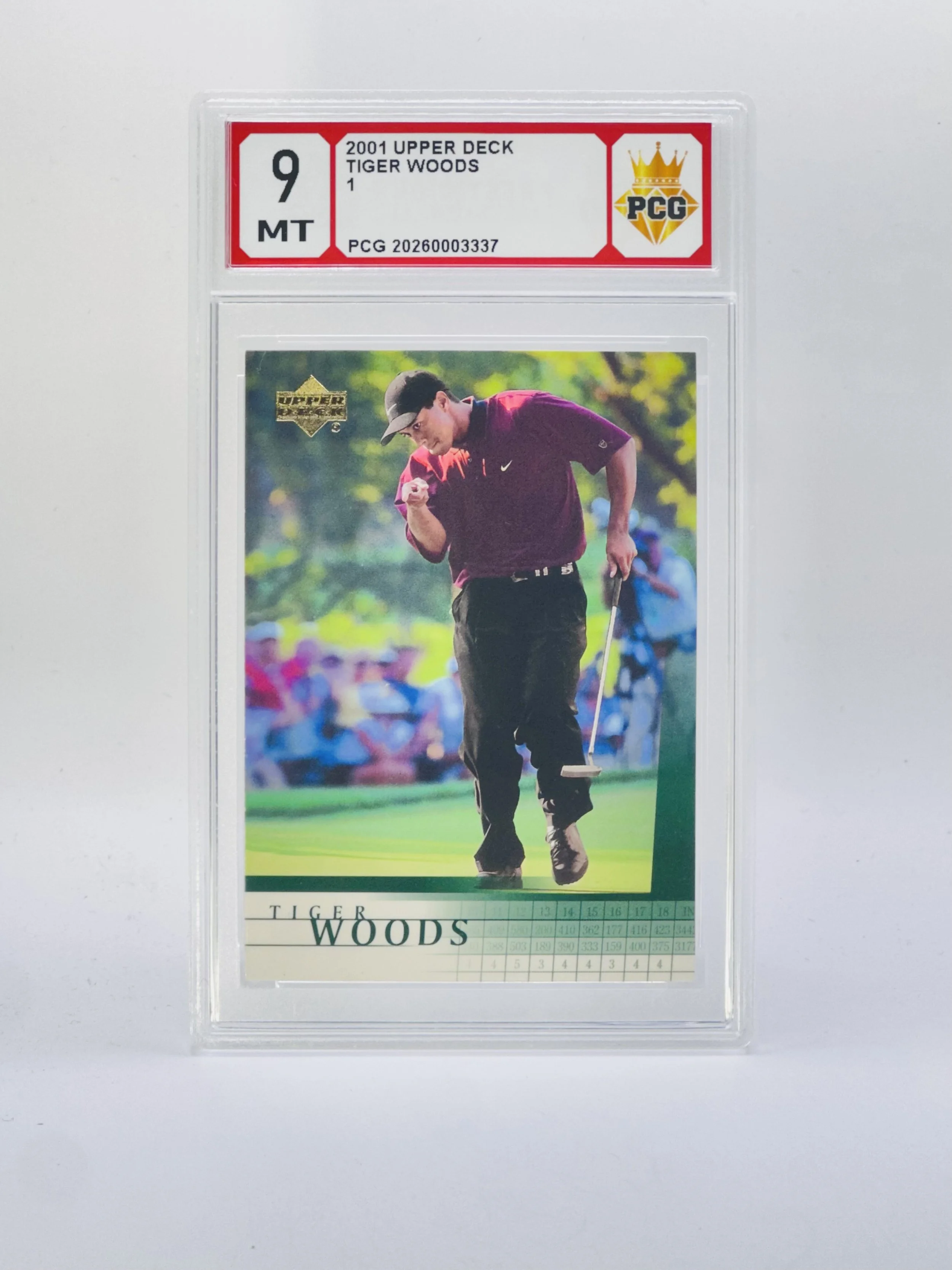 #20260003337 2001 TIGER WOODS 9 MT