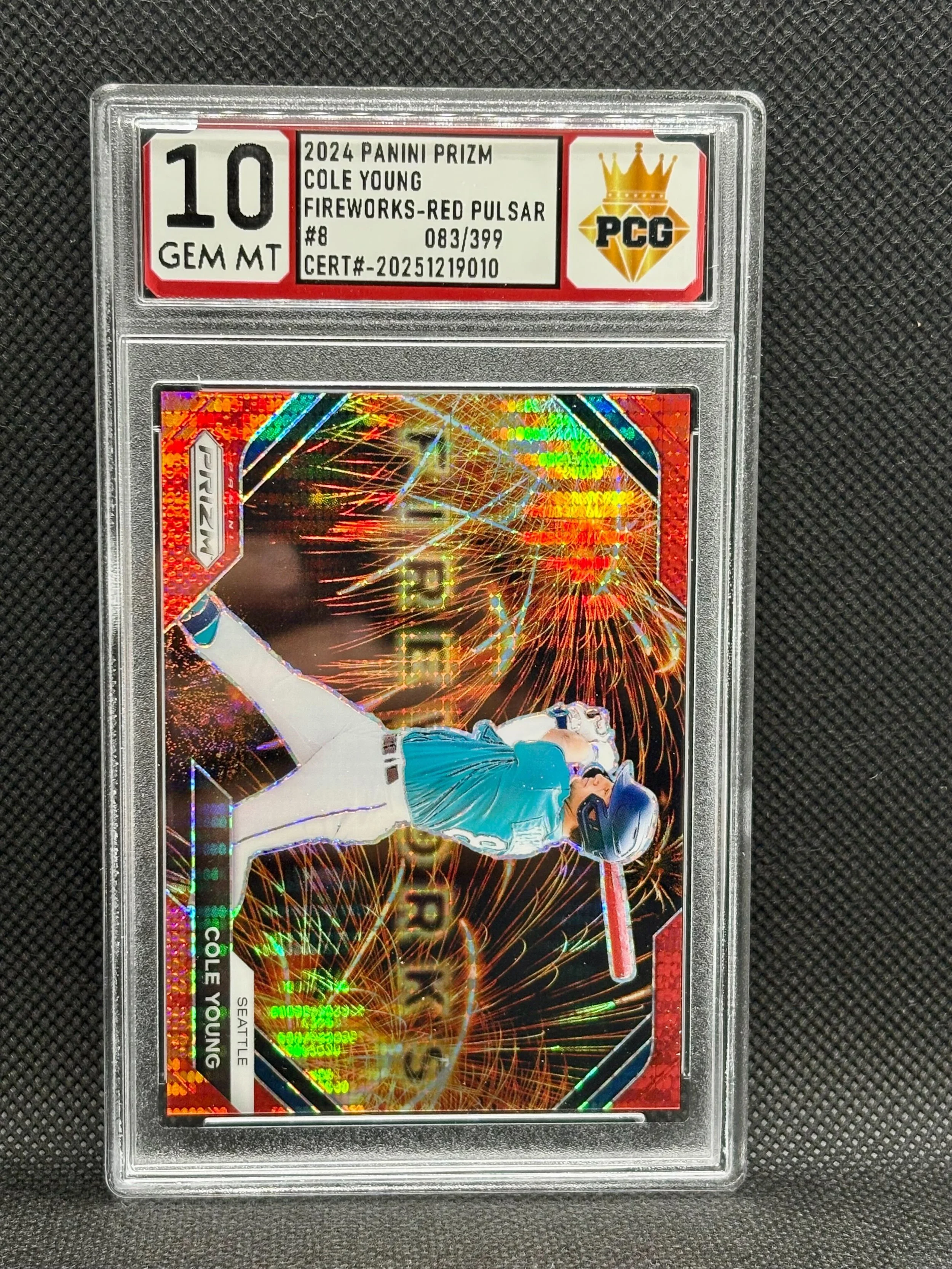 #20251219010 2024 PANINI COLE YOUNG 10 GEM MT