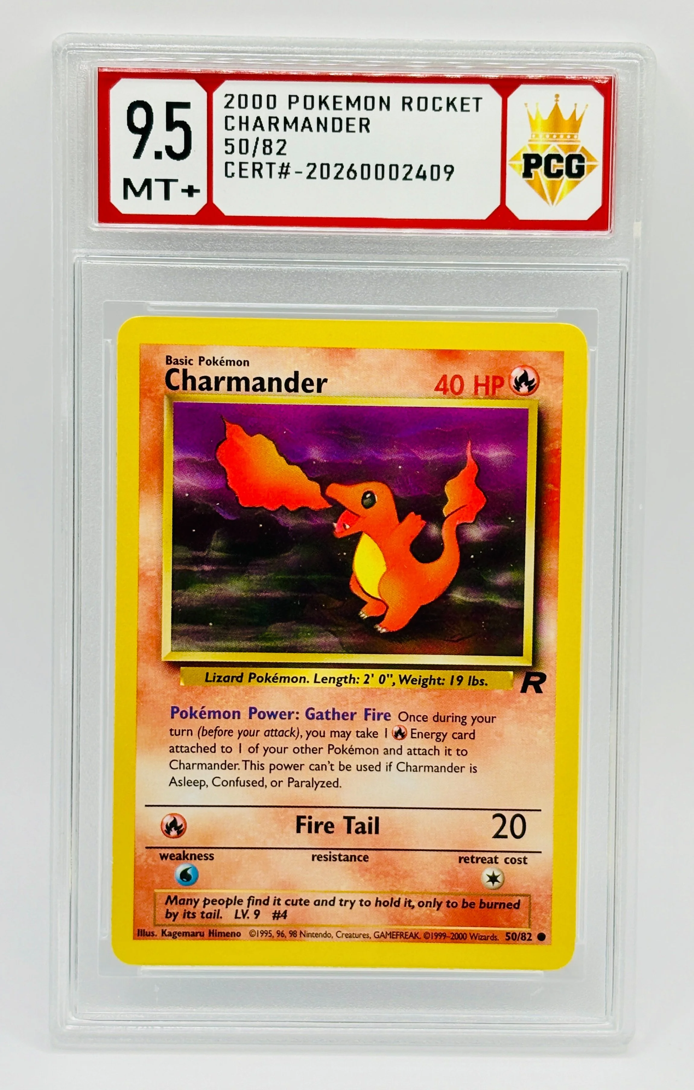 #20260002409 2000 CHARMANDER 9.5 MT+