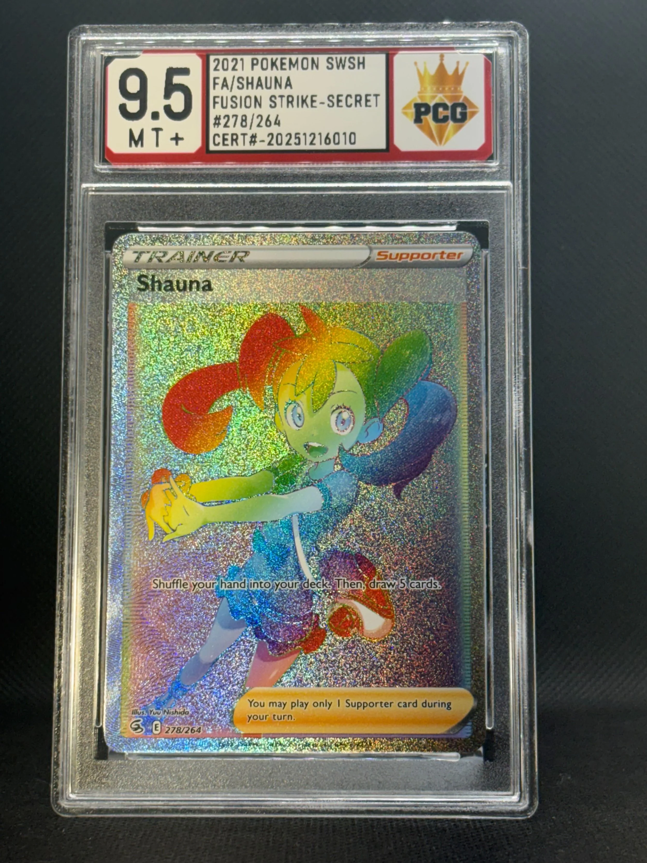 #20251216010 2021 POKEMON SWSH FA/SHAUNA FUSION 9.5MT +