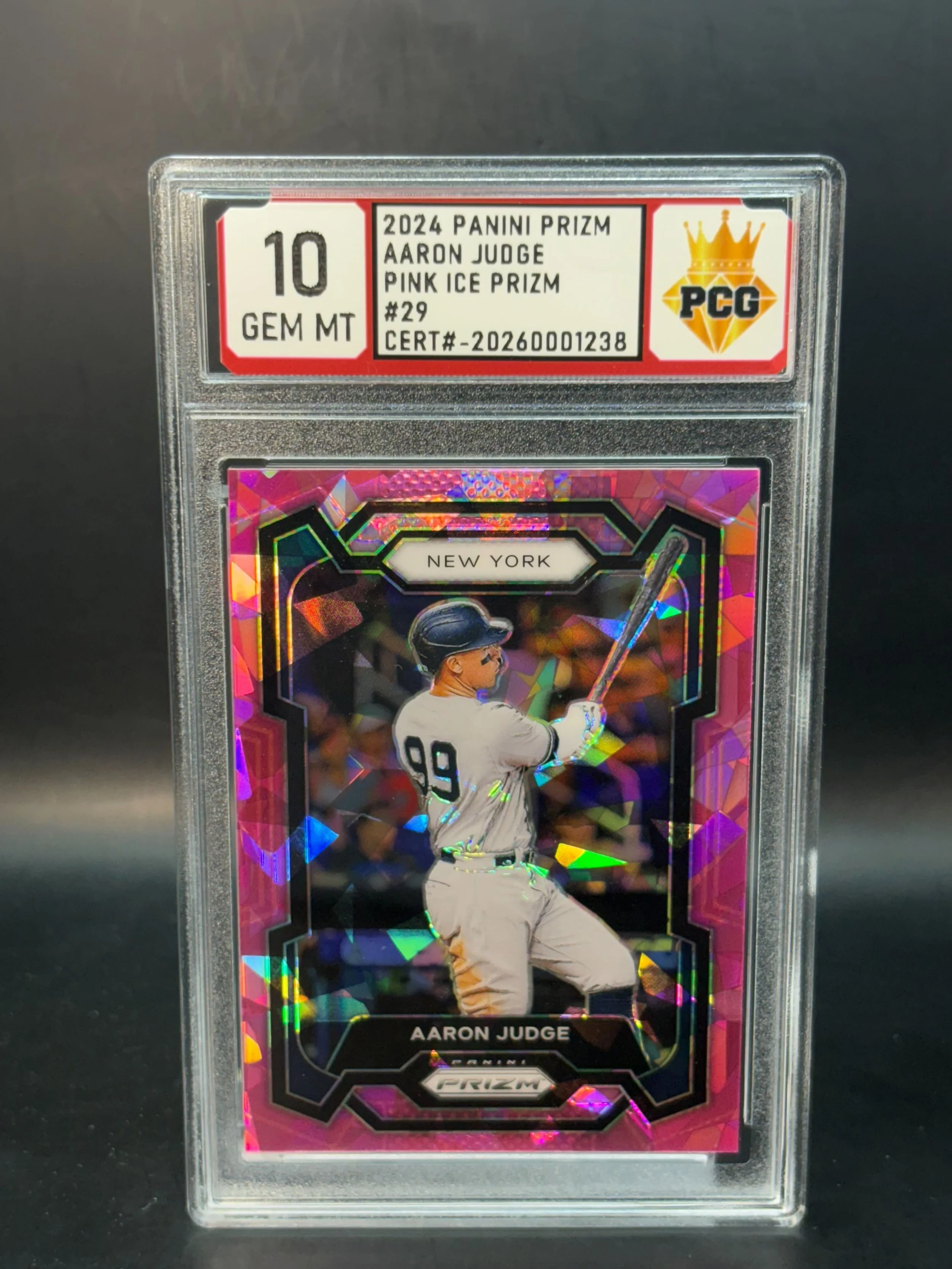 #20260001238 2024 AARON JUDGE 10  GEM MT