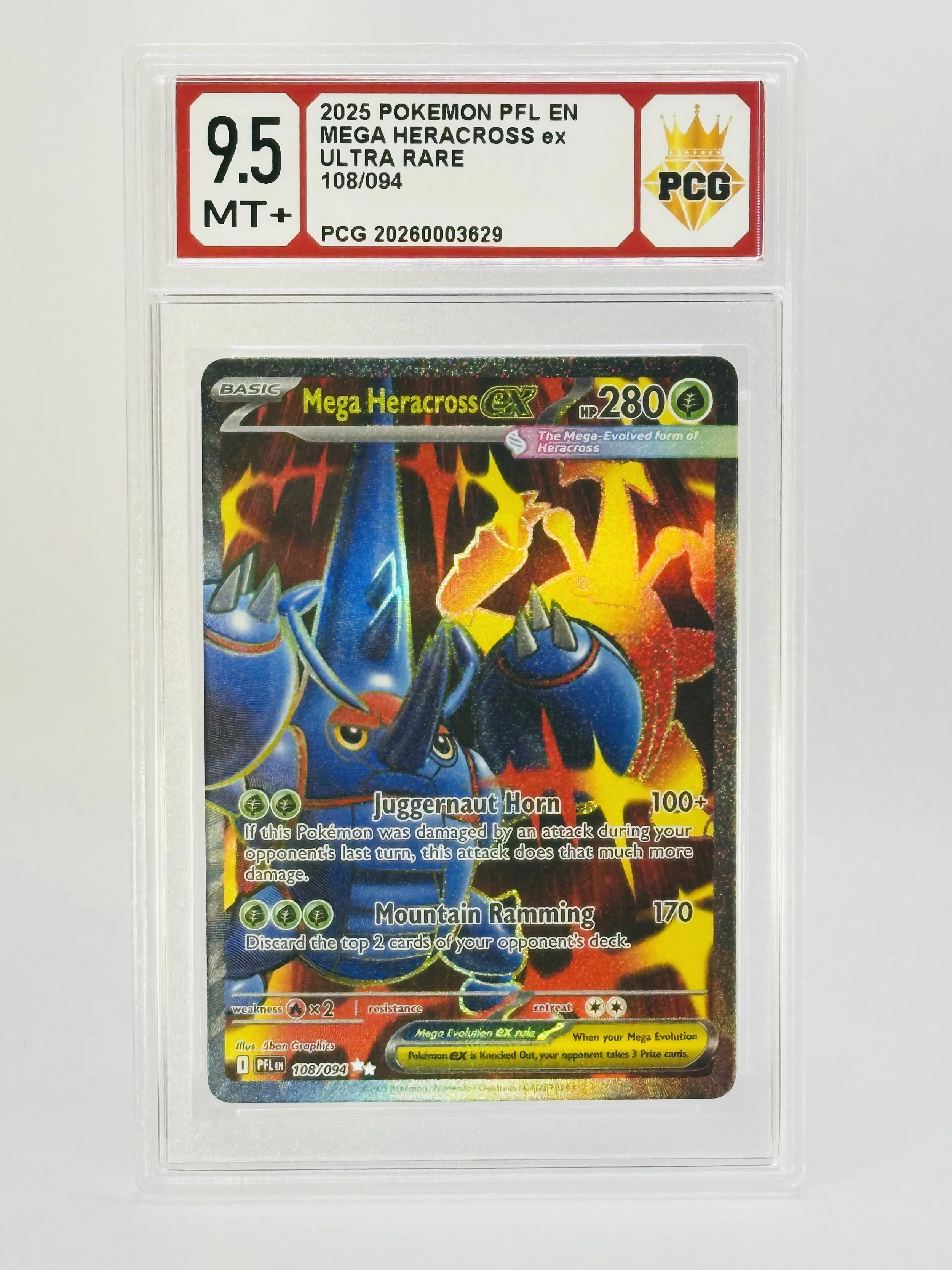 #20260003629 2025 MEGA HERACROSS EX 9.5 MT+