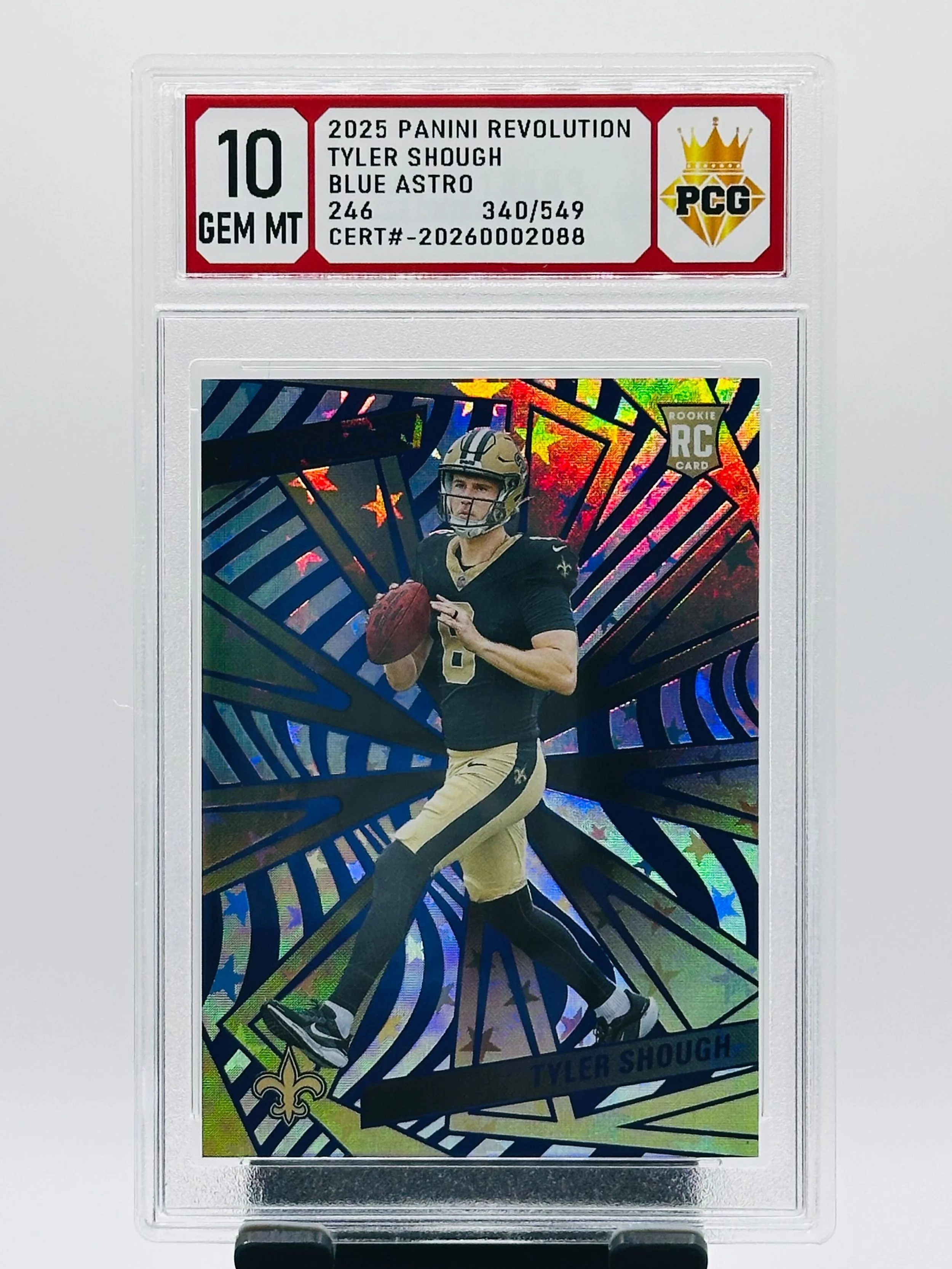 #20260002088 2025 TYLER SHOUGH 10 GEM MT