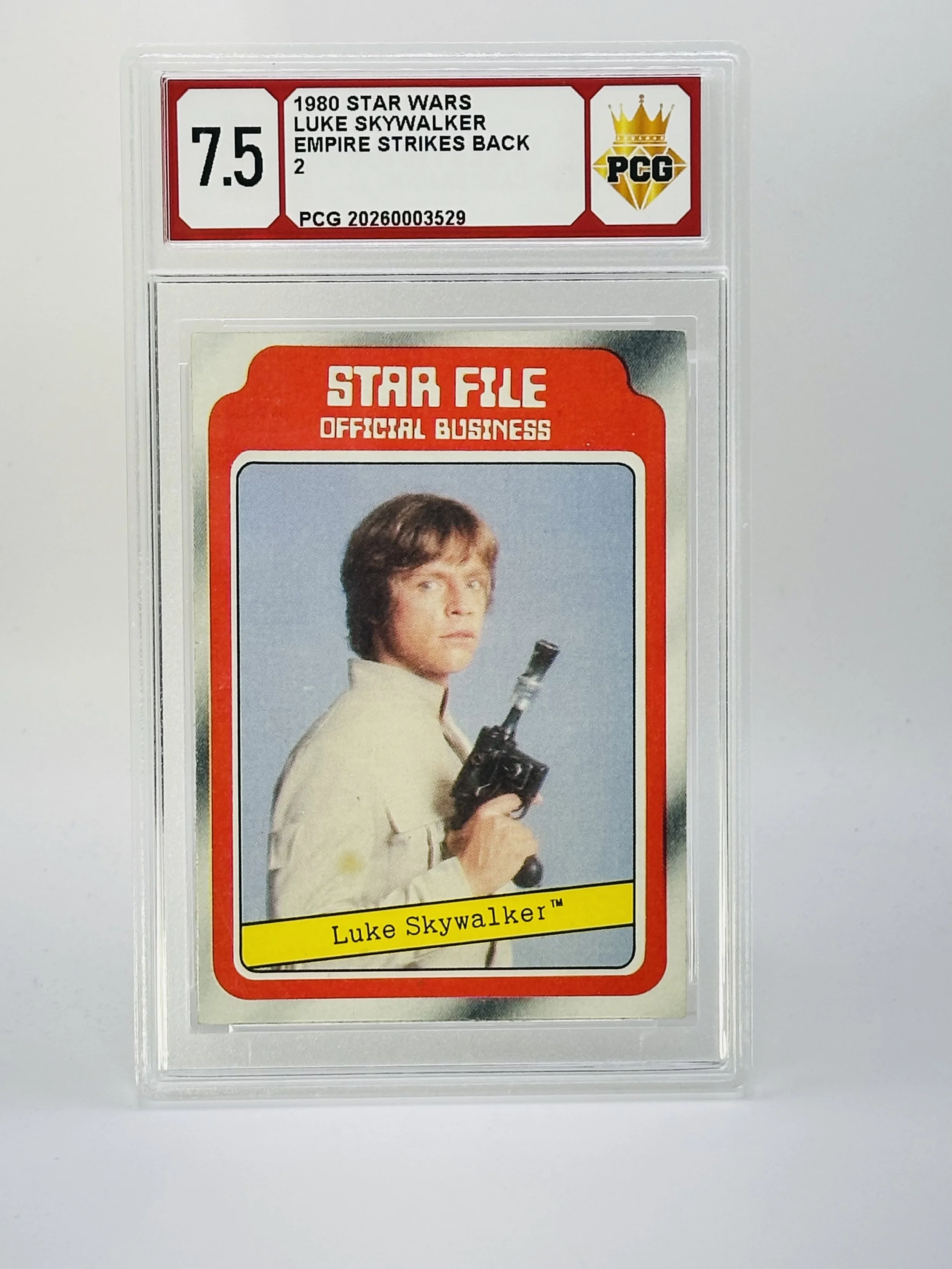 #20260003529 1980 LUKE SKYWALKER 7.5