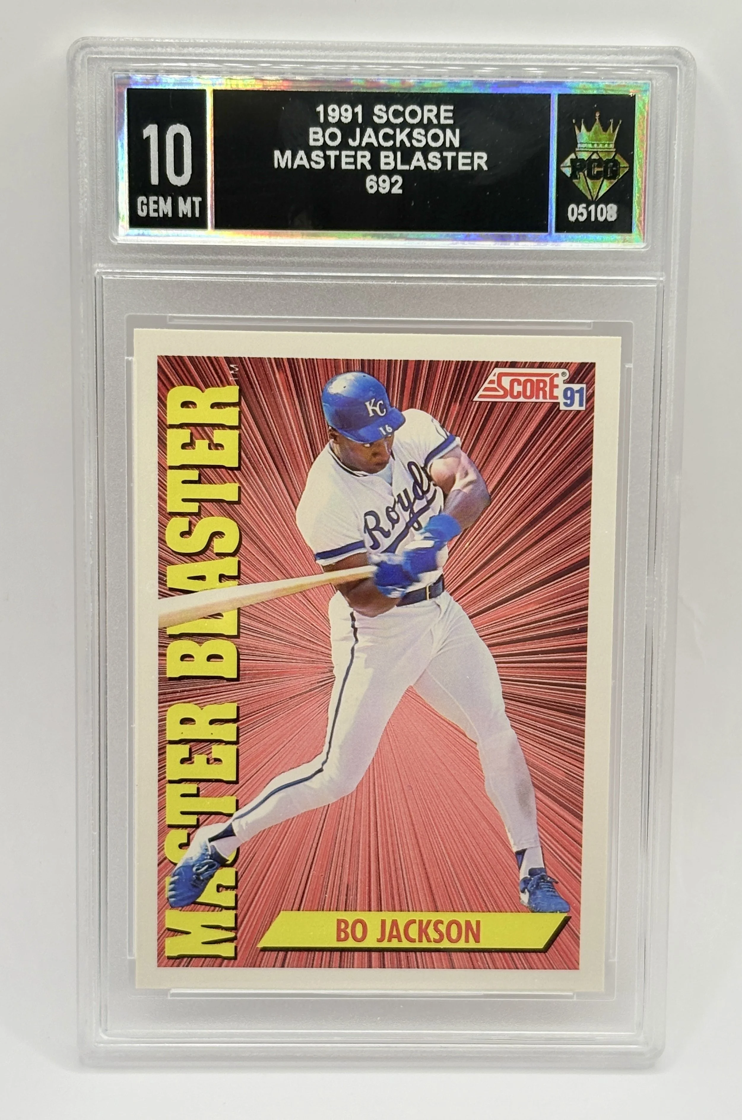 #20260005108 1991 BO JACKSON 10 GEM MT
