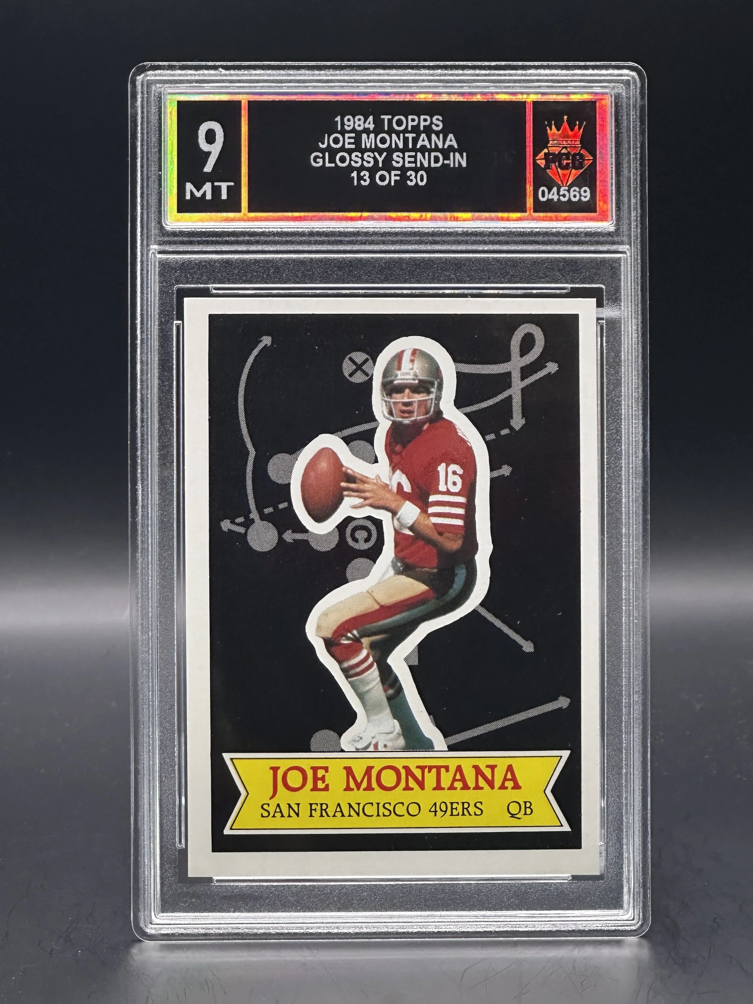 #04569 1984 JOE MONTANA 9 MT