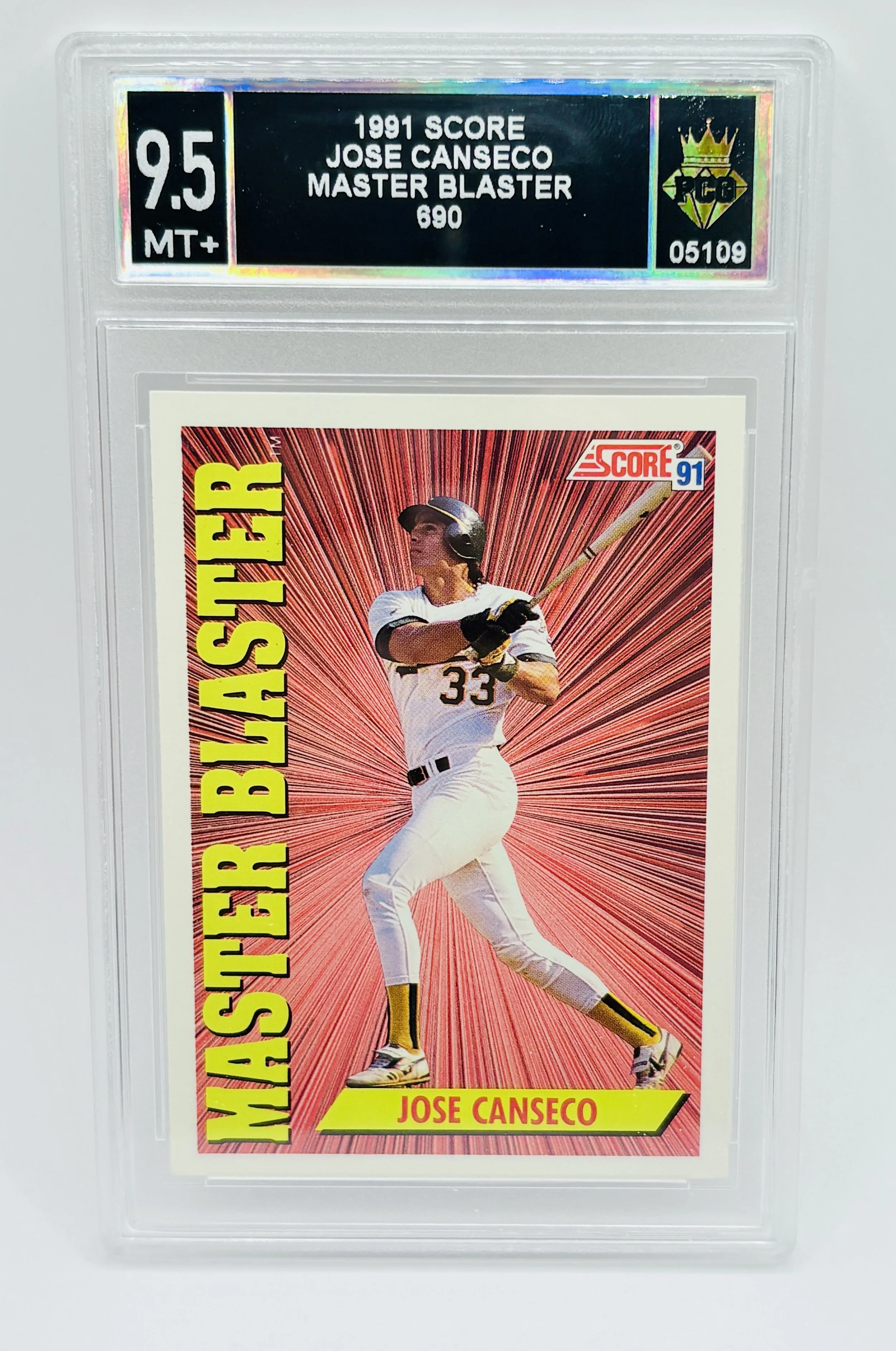 #20260005109 1991 JOSE CANSECO 9.5 MT+