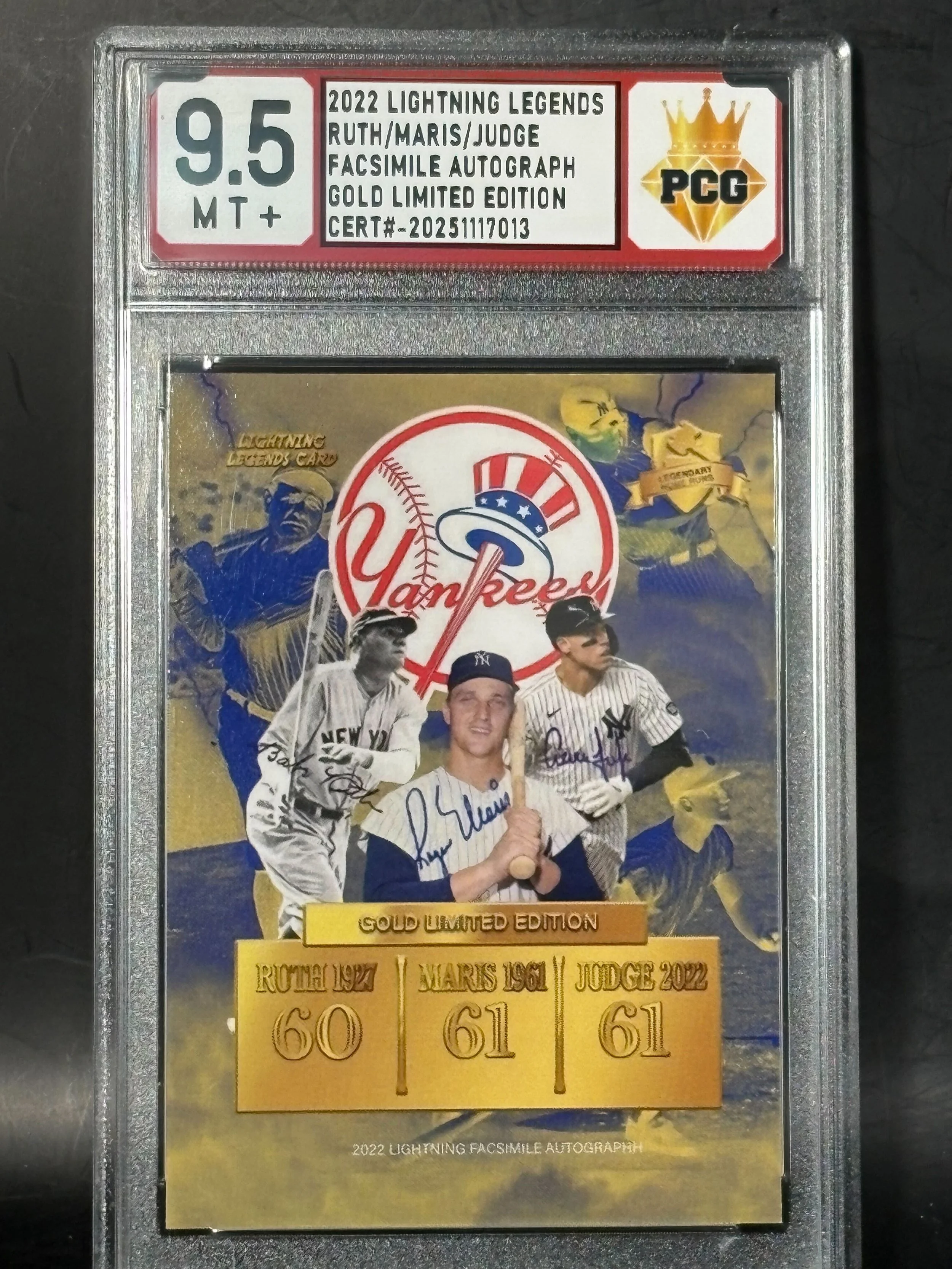 #20251117013 RUTH/MANTLE/JUDGE 9.5 MT+
