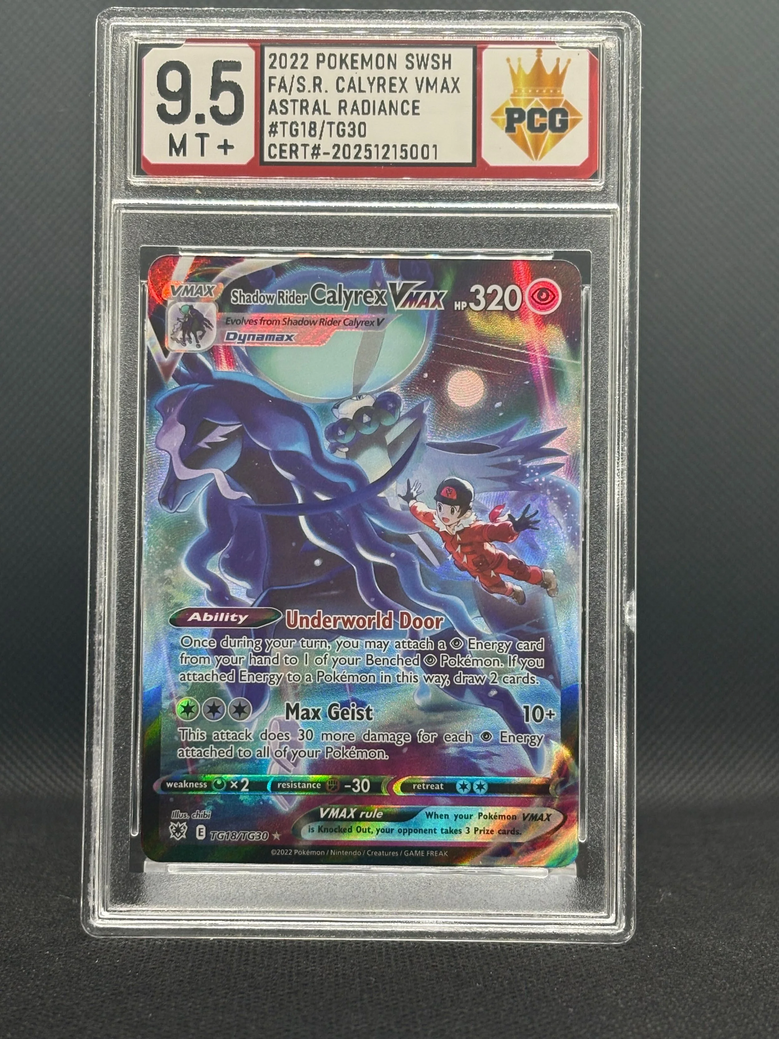 #20251215005  2023 POKEMON SWSH FA/ZERAORA VSTAR 9.5 MT+