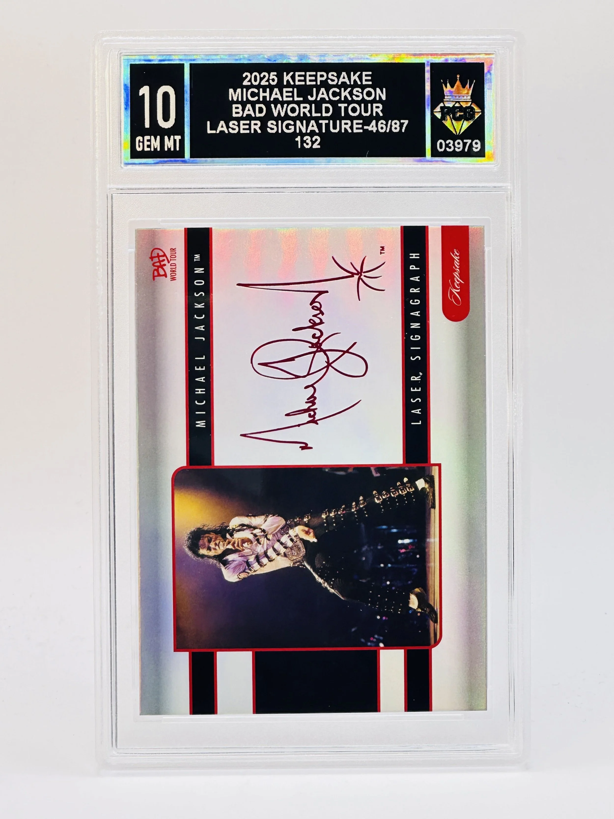 #20260003979 2025 MICHAEL JACKSON 10 GEM MT