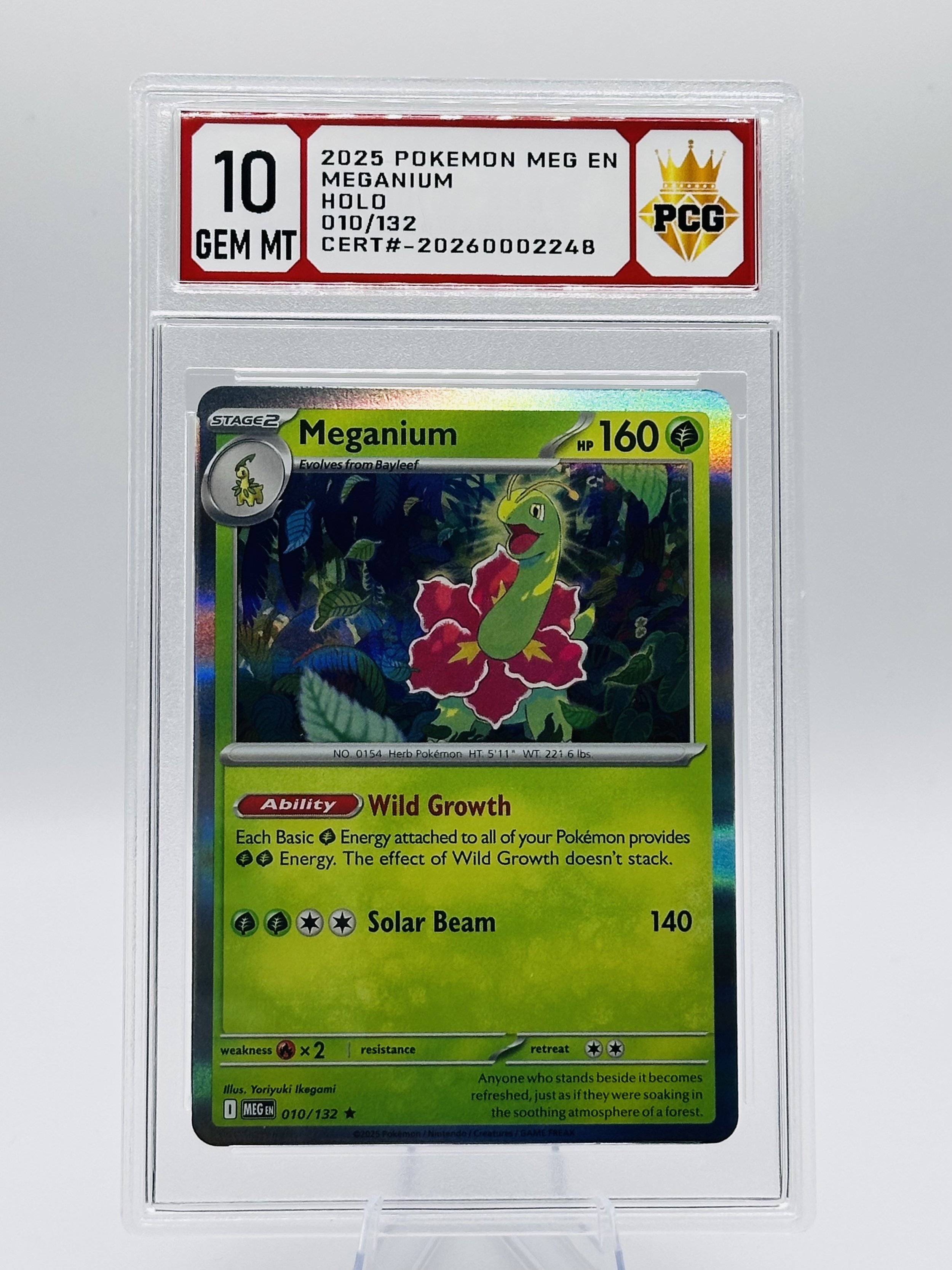 #20260002248 2025 MEGANIUM 10 GEM MT