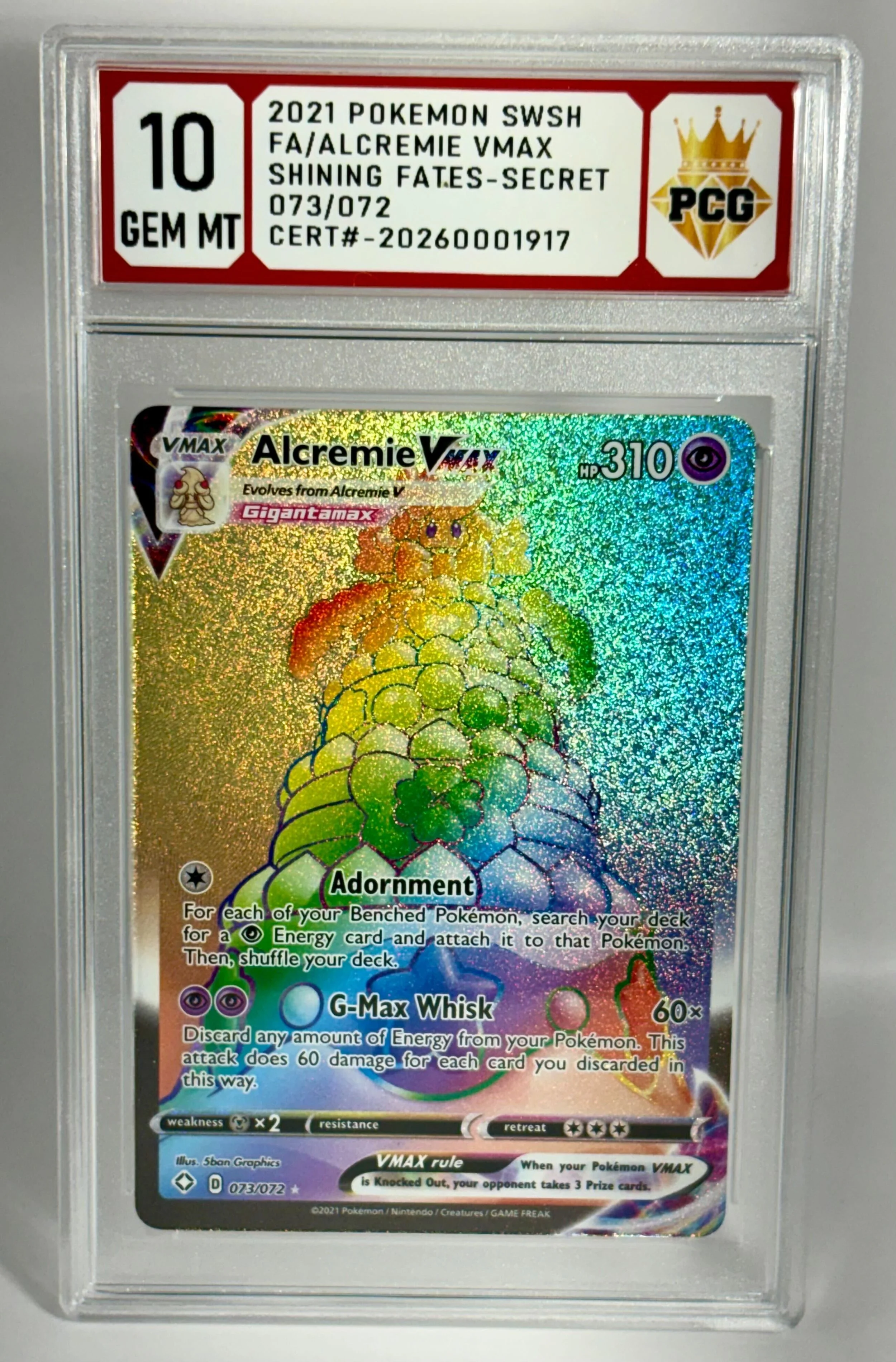 #20260001917 2021 CREMIE VMAX 10 GEM MT