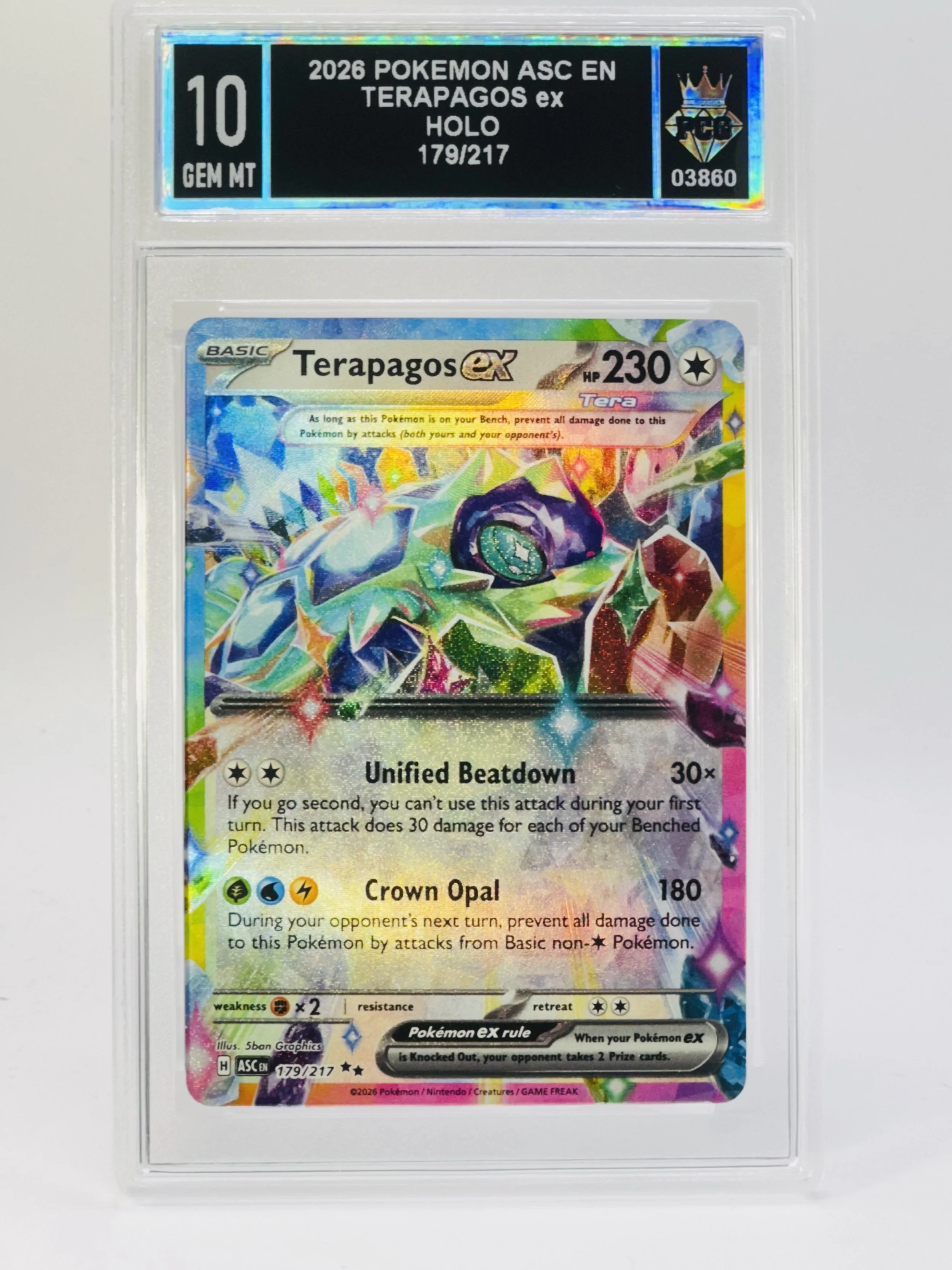 #20260003860 2026 TERAPAGOS EX 10 GEM MT
