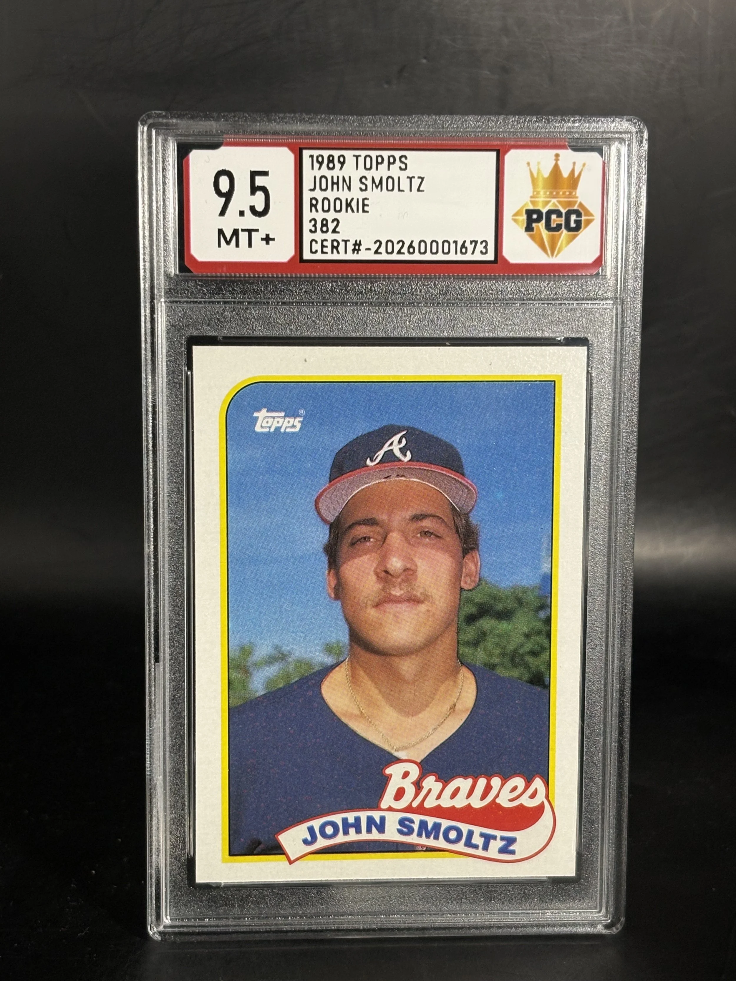 #20260001673 1989 JOHN SMOLTZ RC 9.5 MT+