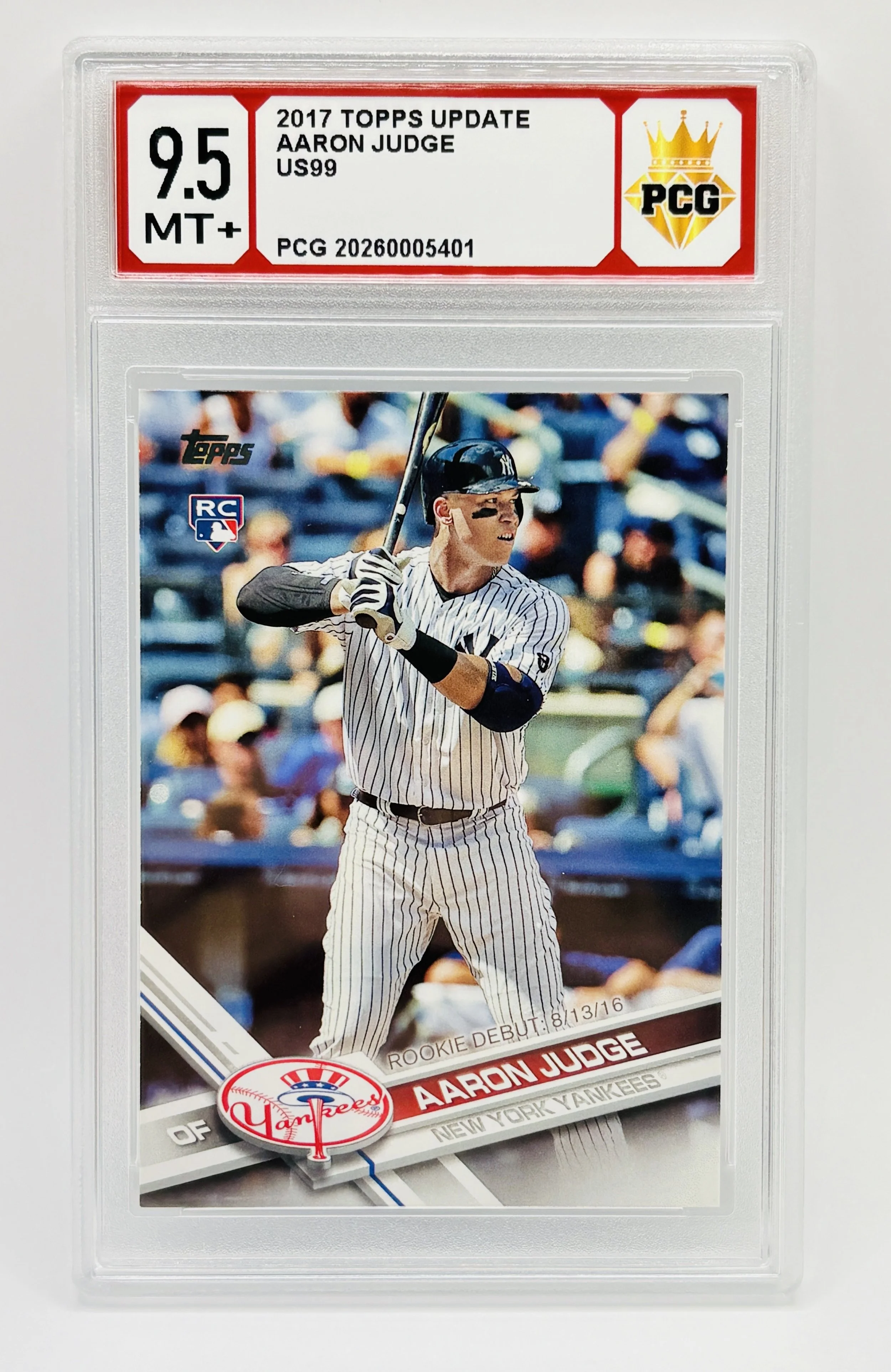 #20260005401 2017 AARON JUDGE 9.5 MT+