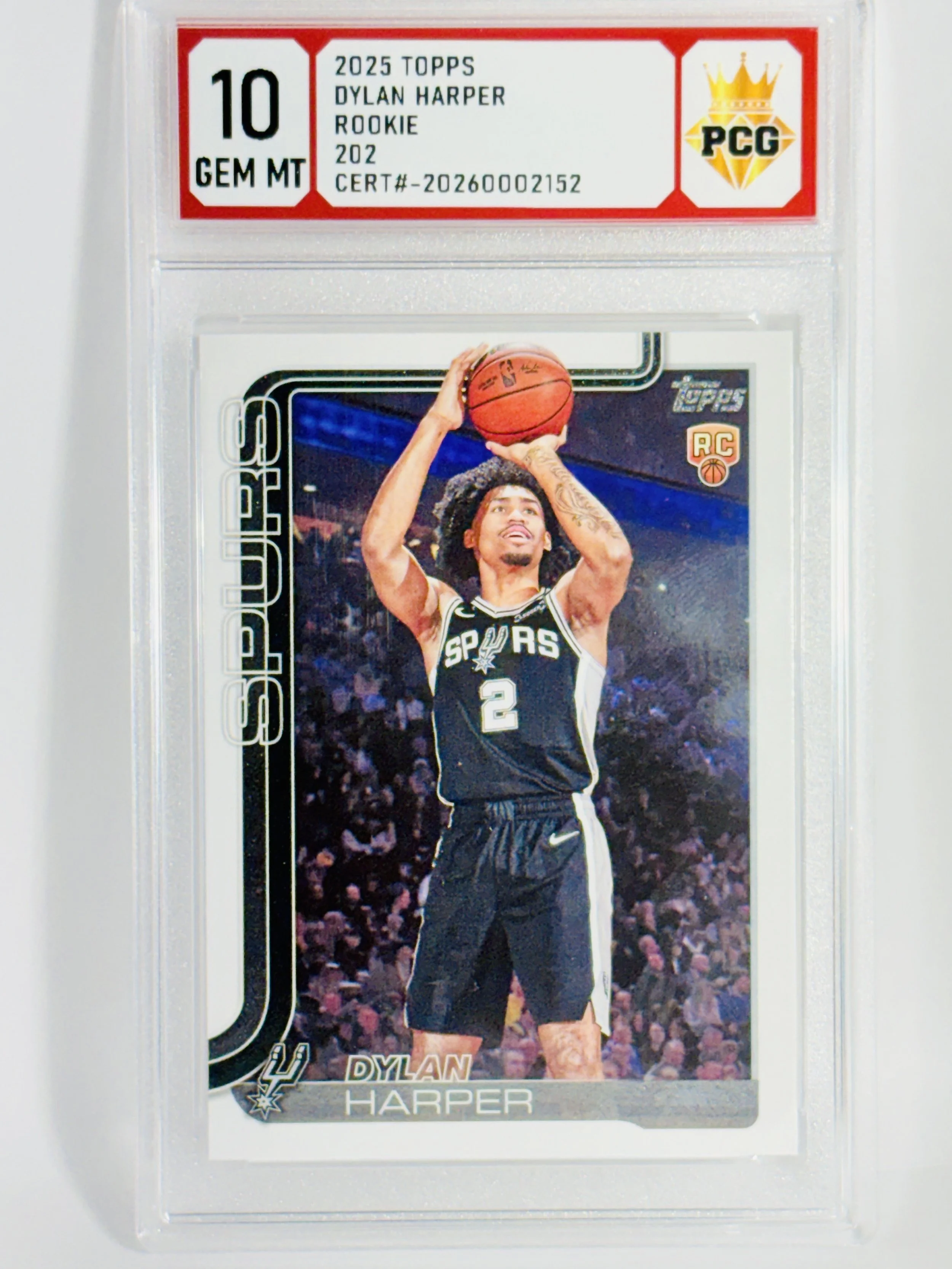 #20260002152 2025 DYLAN HARPER RC 10 GEM MT