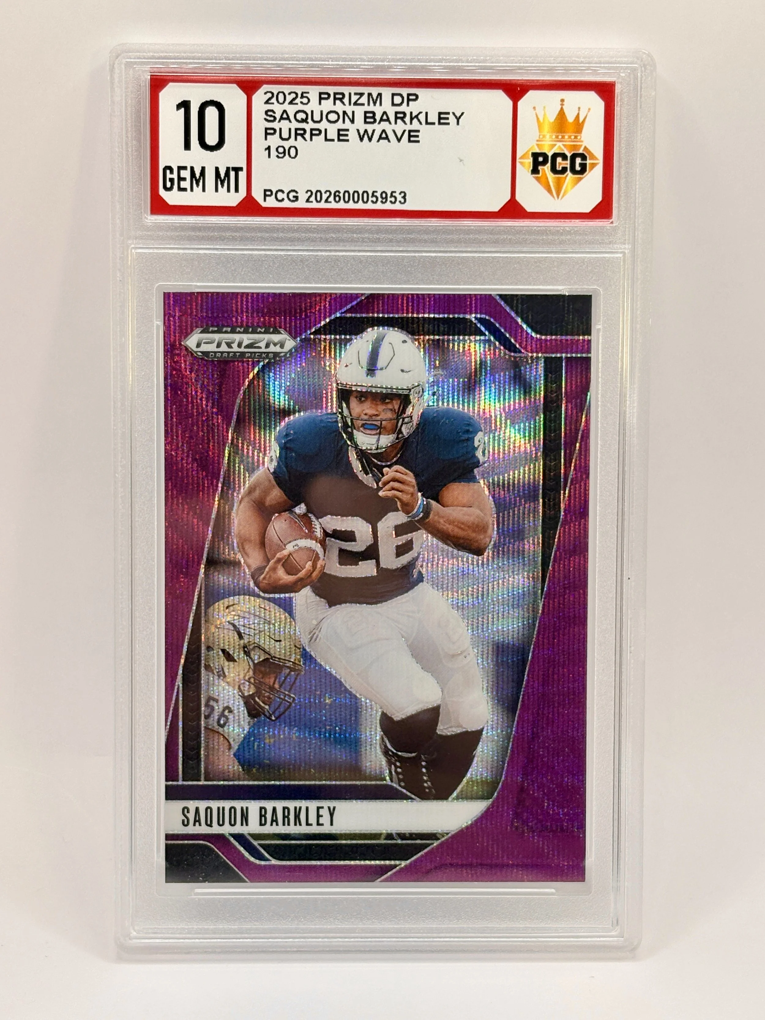 #20260005953 2025 SAQUON BARKLEY 10 GEM MT