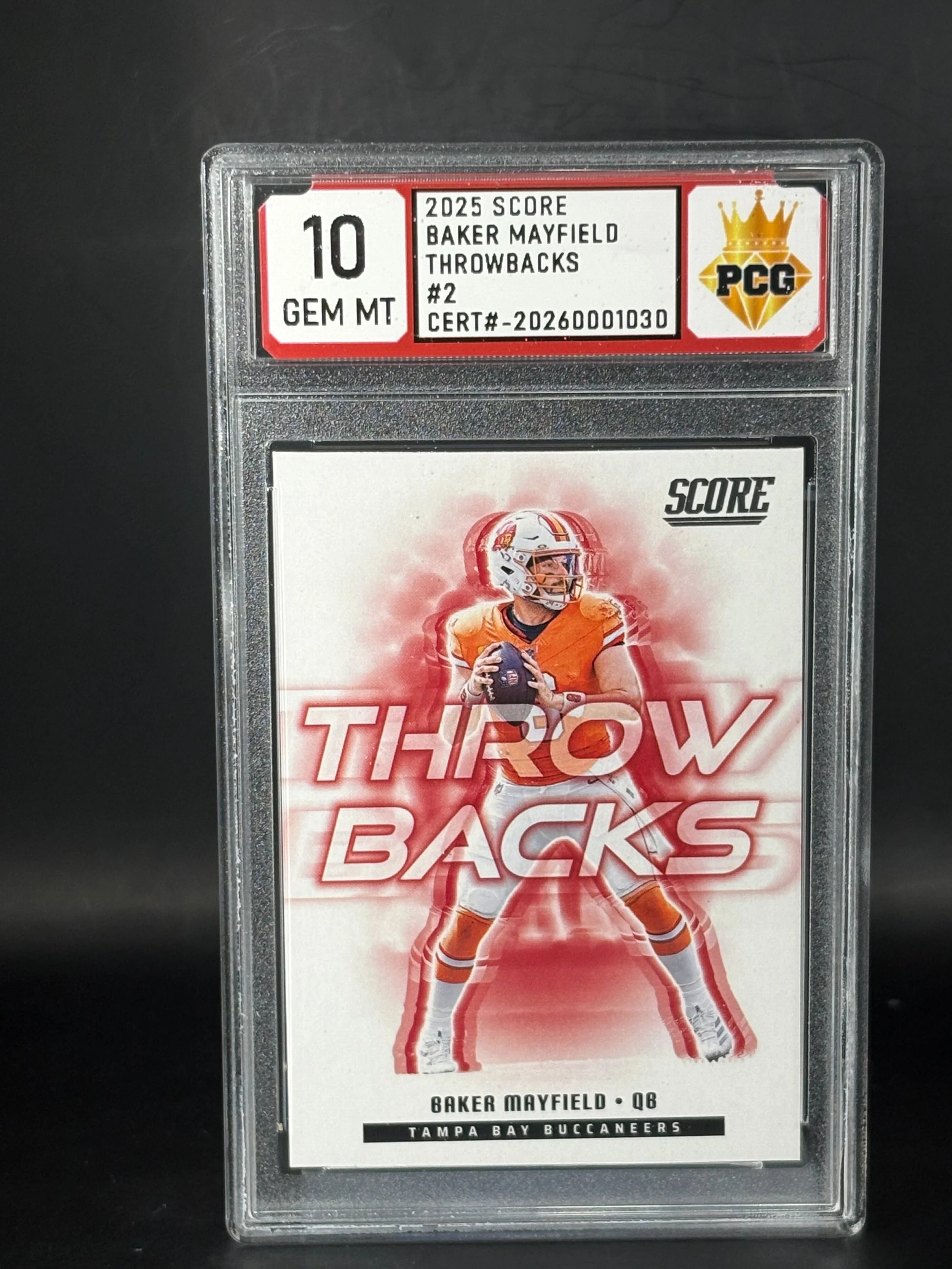#20260001030 2025 BAKER MAYFIELD 10 GEM MT