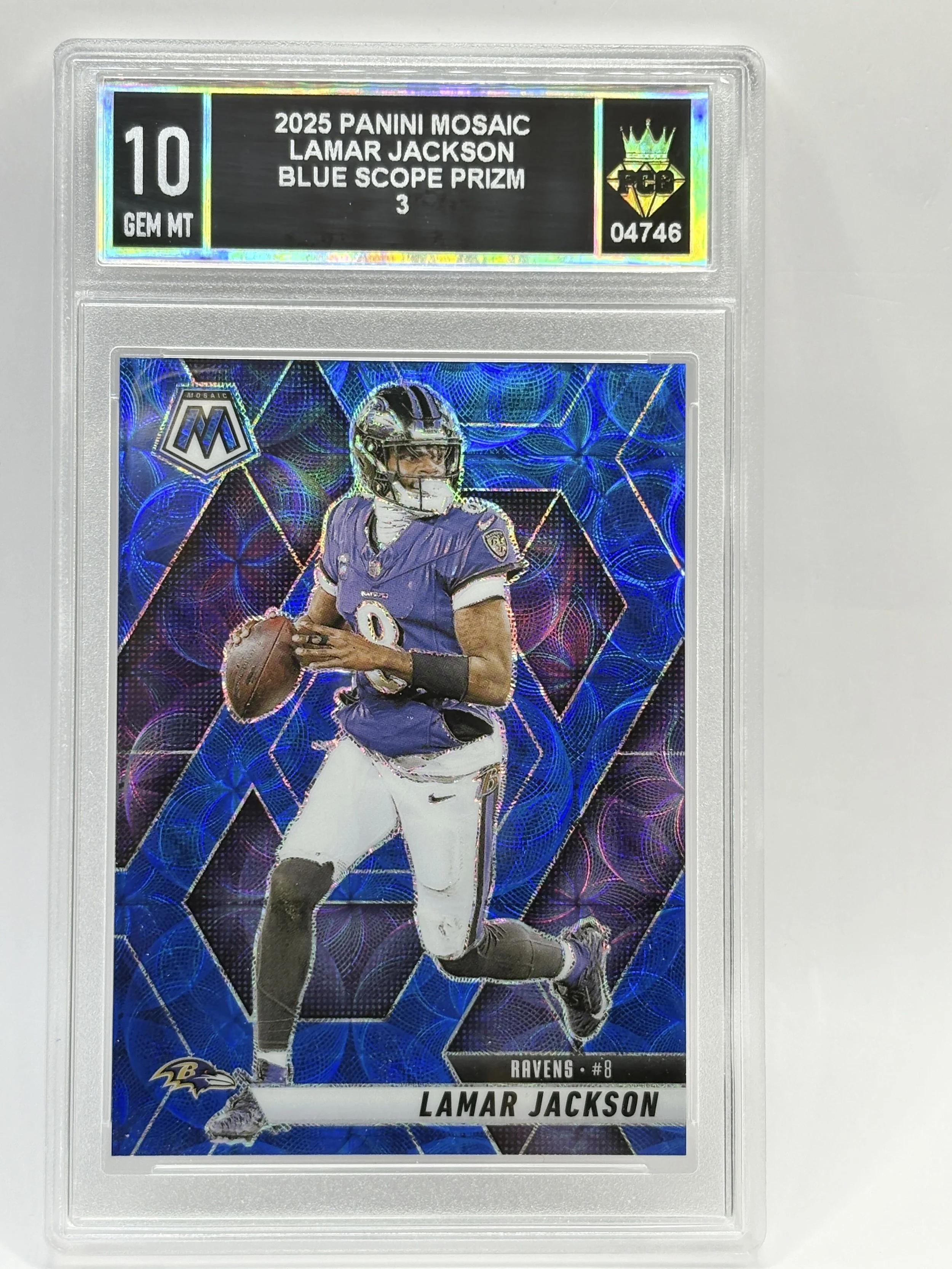#20260004746 2025 LAMAR JACKSON 10 GEM MT