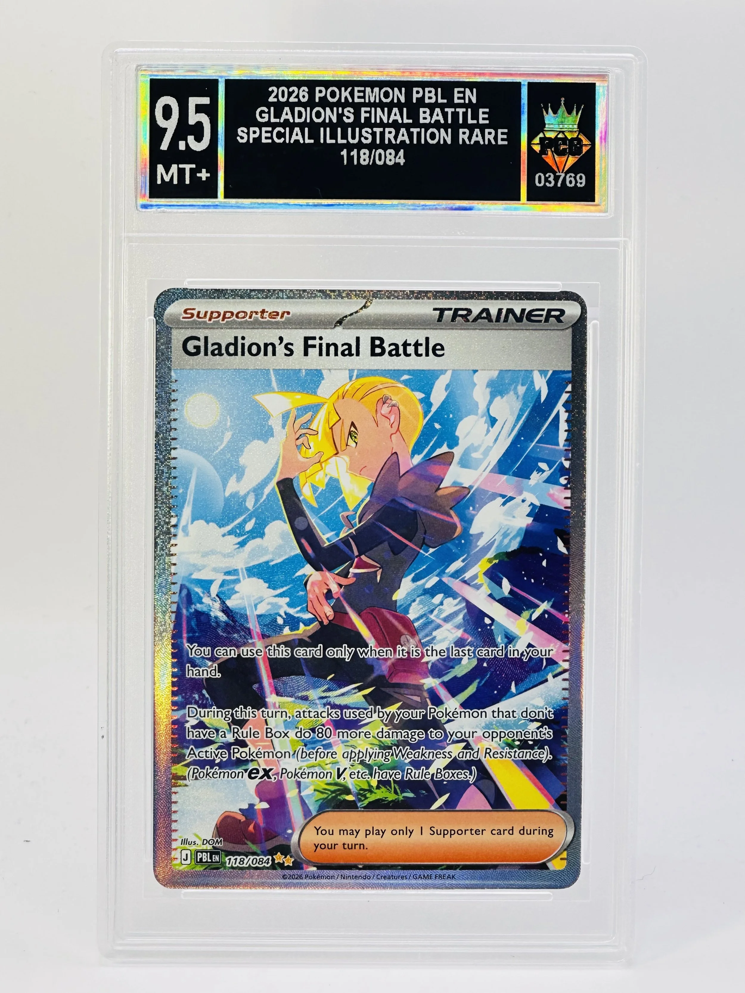 #20260003769 2026 GLADION'S FINAL BATTLE 9.5 MT+