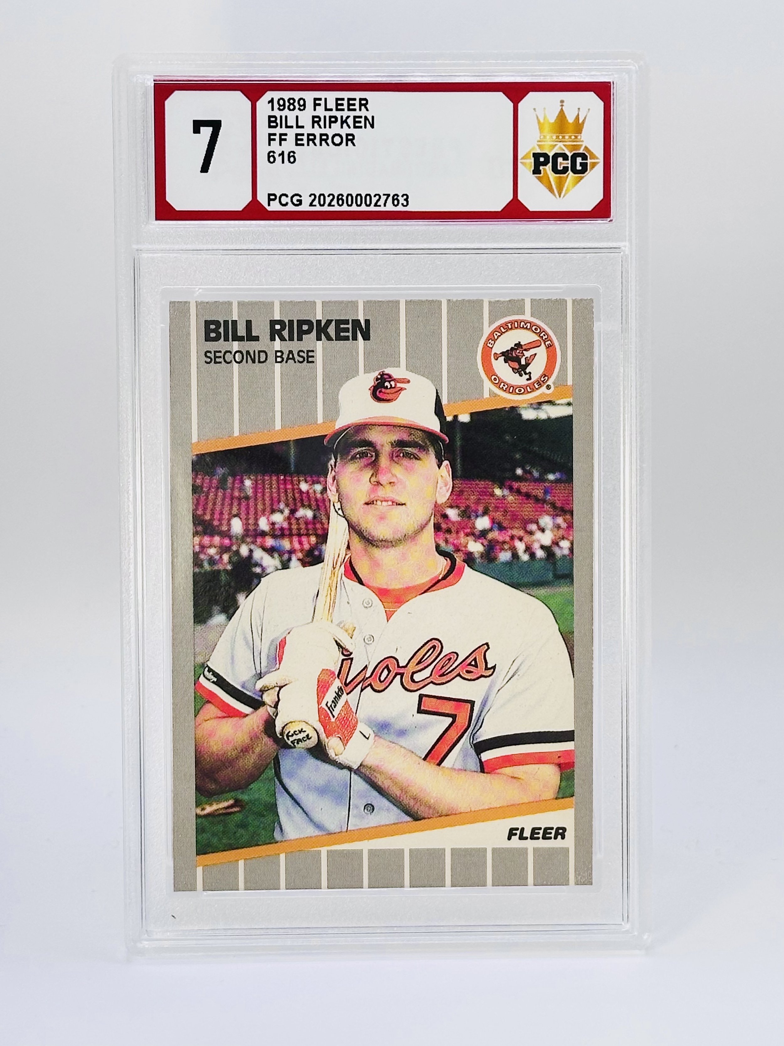 #20260002763 1989 BILL RIPKEN 7