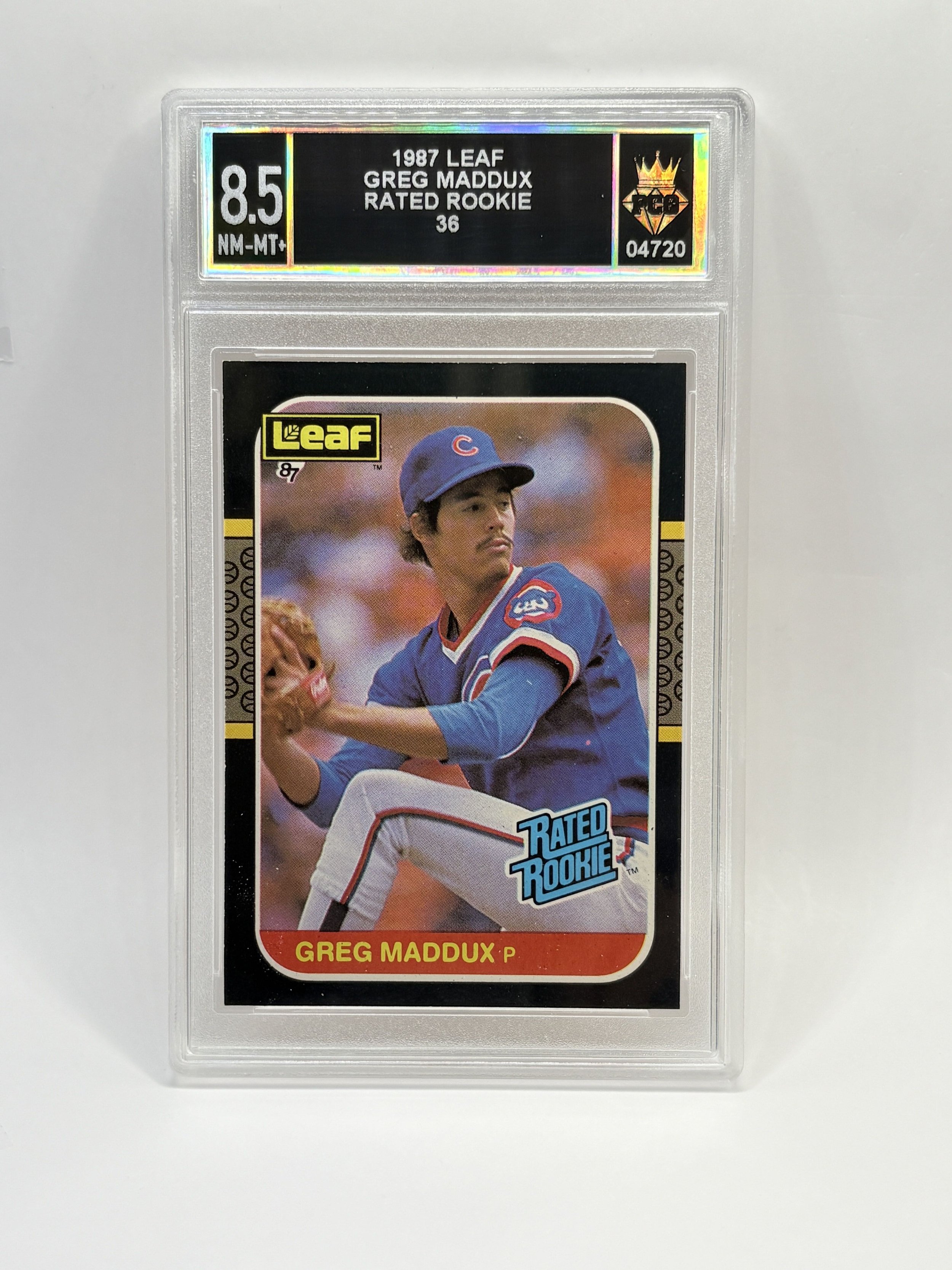 #20260004720 1987 GREG MADDUX 8.5 NM-MT+