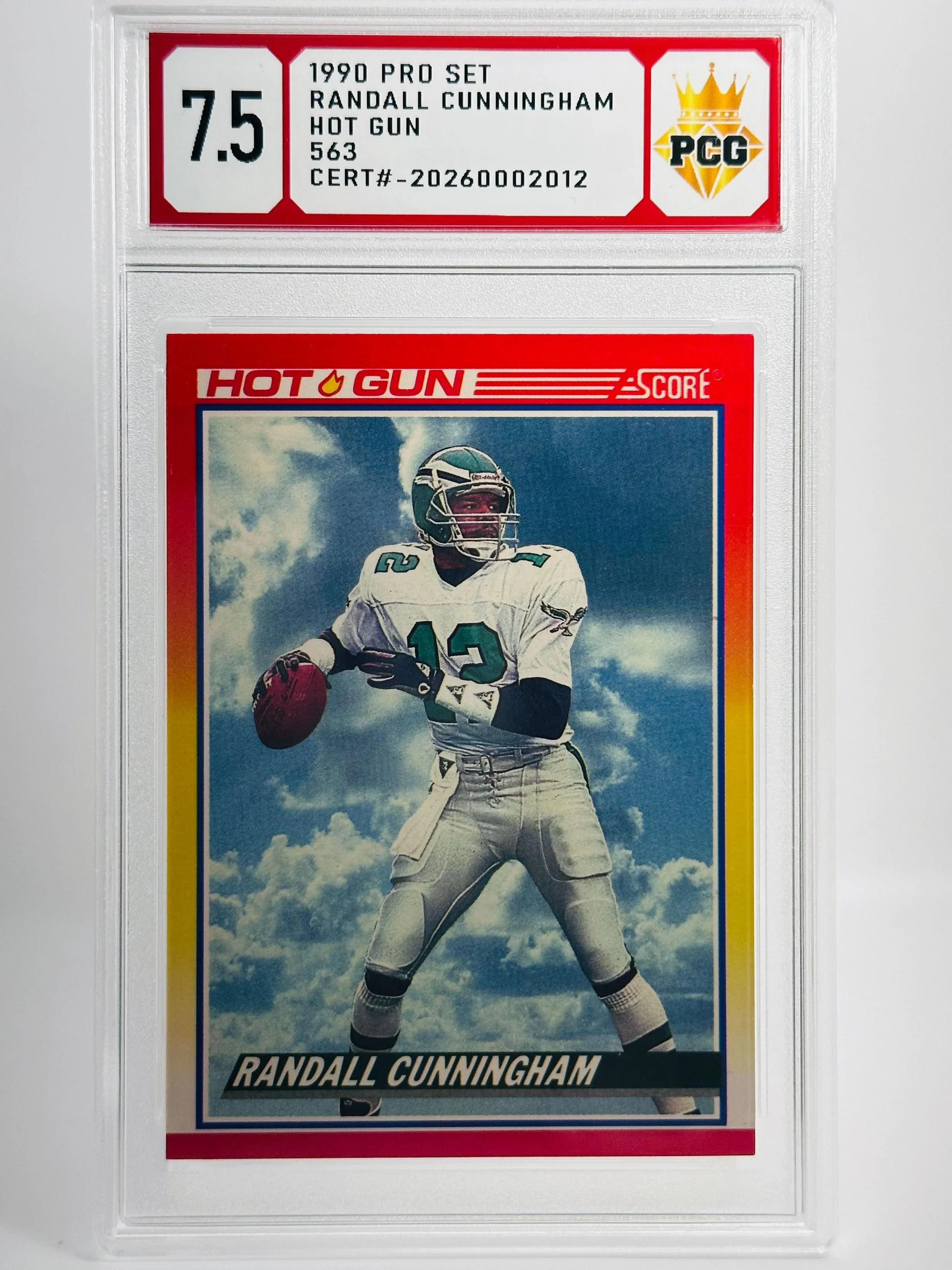 #20260002012 1990 RANDAL CUNNINGHAM 7.5