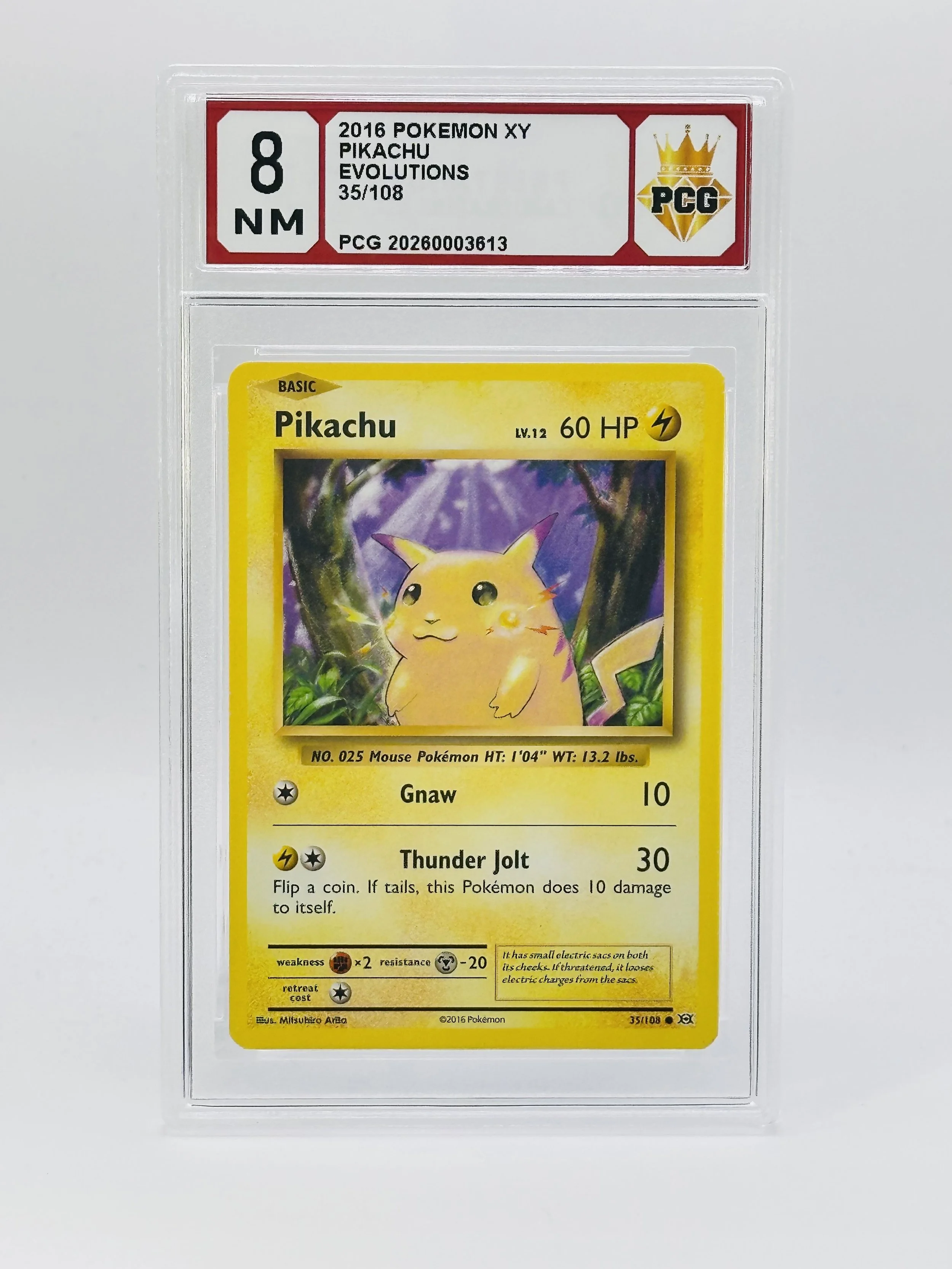 #20260003613 2016 PIKACHU 8 NM