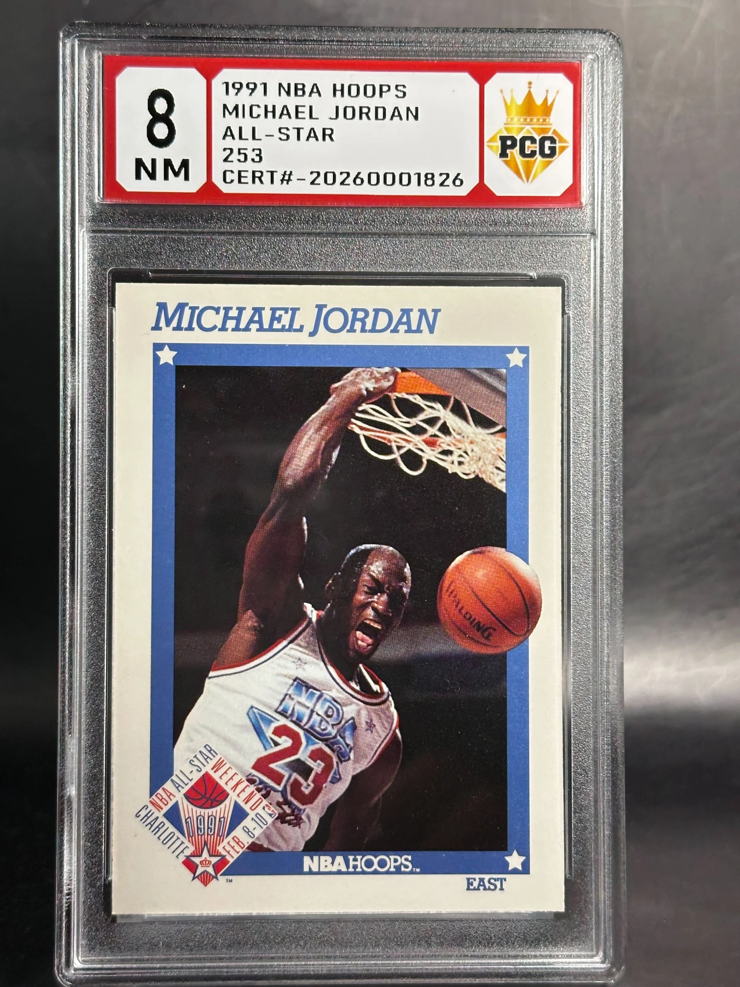 #20270001826 1991 MICHAEL JORDAN 8 NM